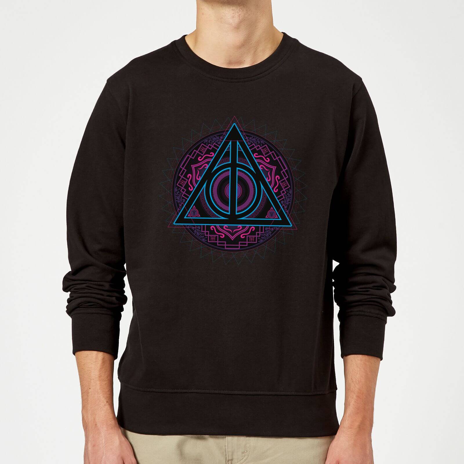 

Felpa Harry Potter Deathly Hallows Neon - Nero - L - Nero