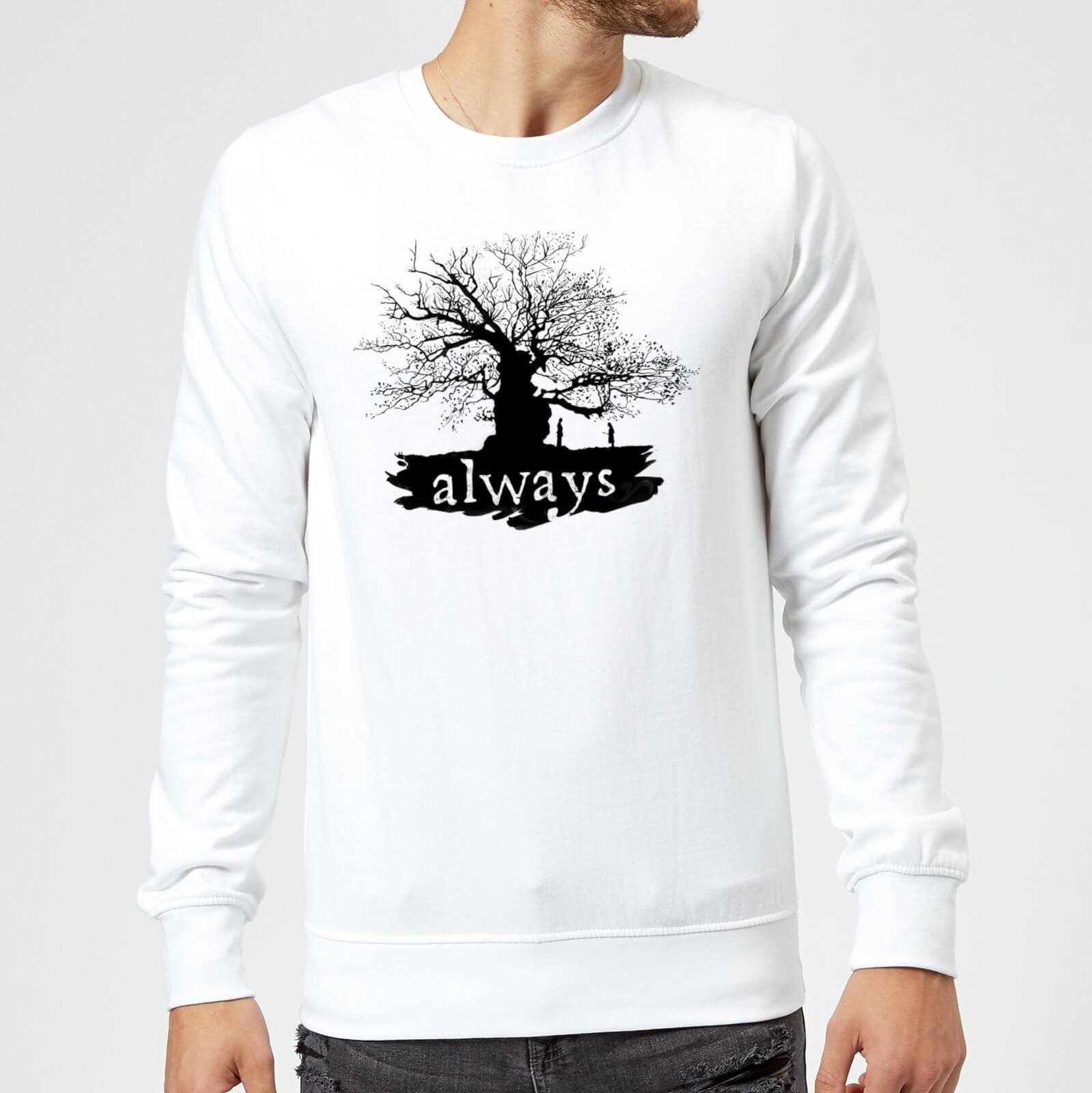 Felpa Harry Potter Always Tree - Bianco - L - Bianco