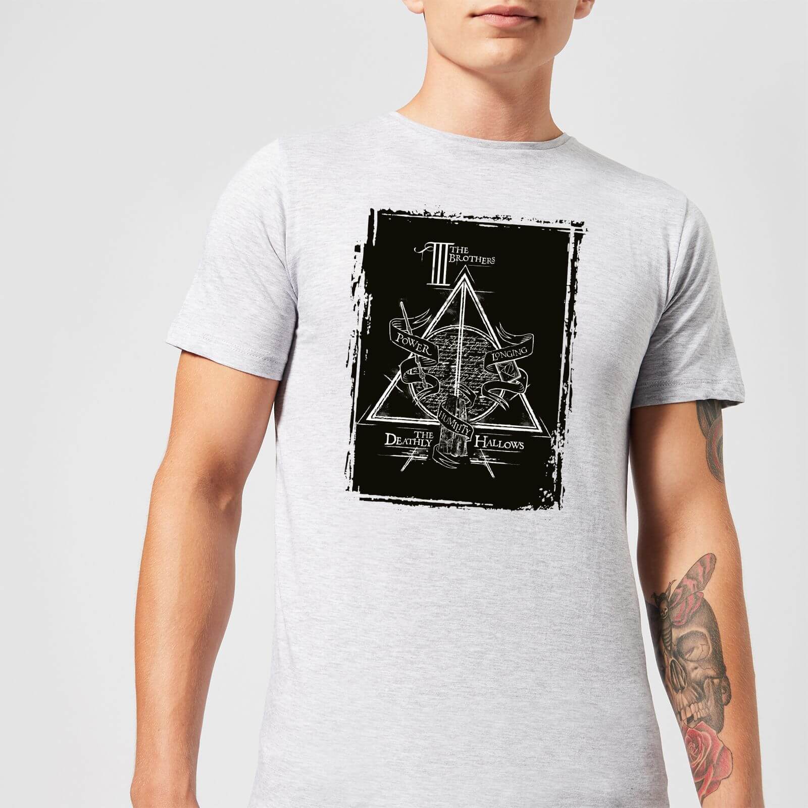 

Harry Potter Three Brothers Men's T-Shirt - Grey - L - Gris
