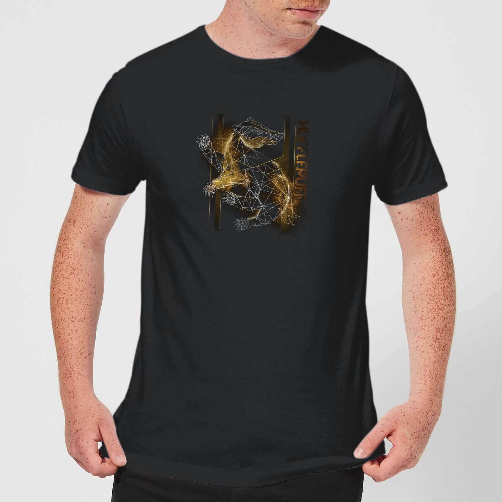 

T-Shirt Harry Potter Tassorosso Geometric - Nero - Uomo - L