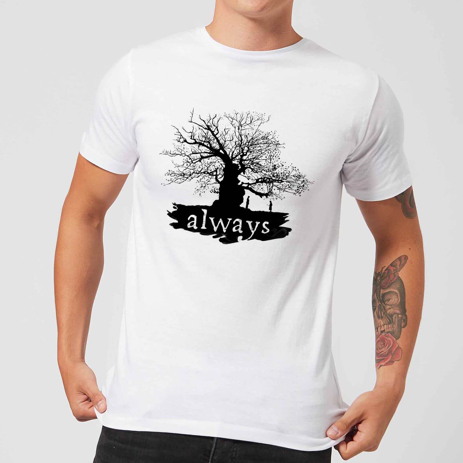 

T-Shirt Harry Potter Always Tree - Bianco - Uomo - S