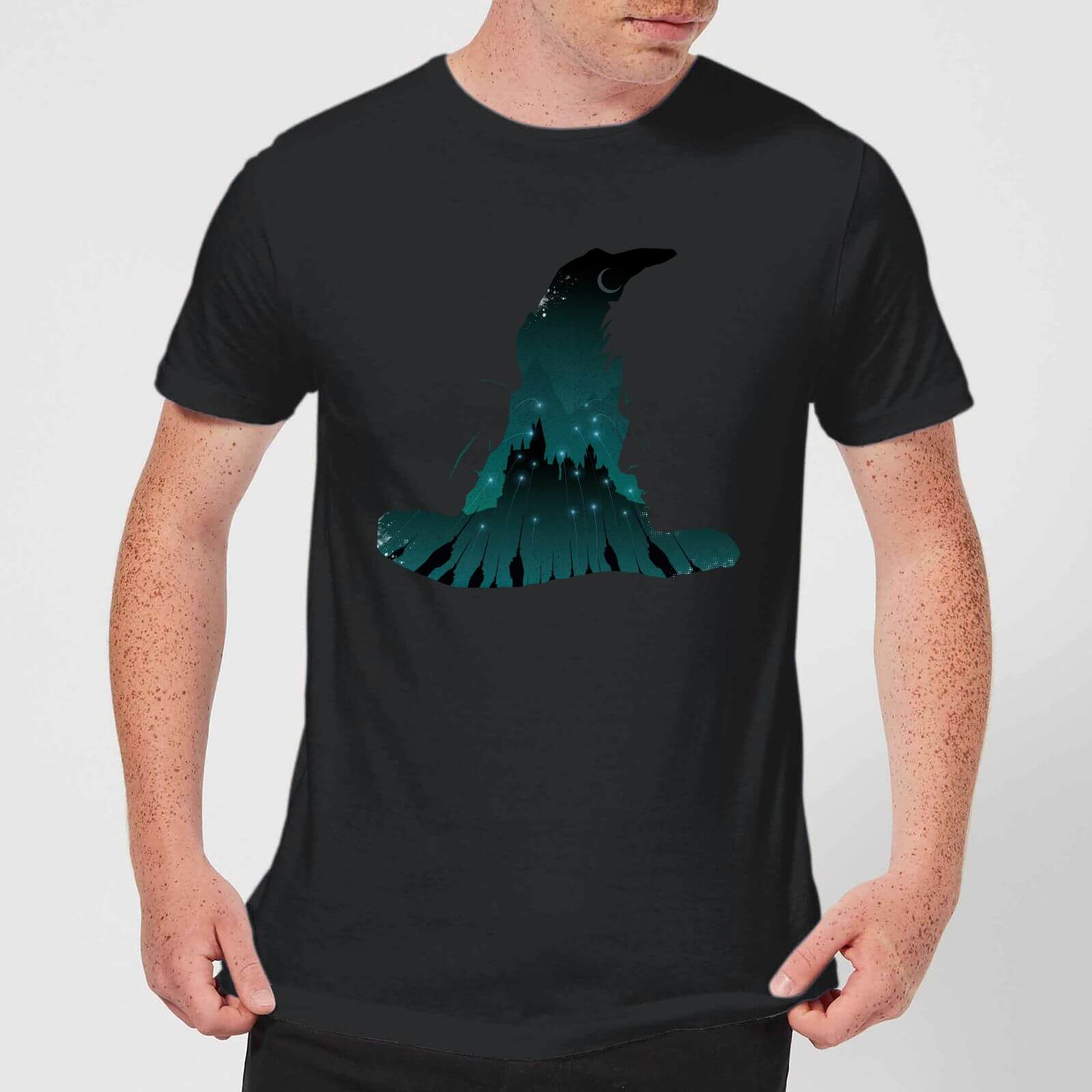 

T-Shirt Harry Potter Sorting Hat Silhouette - Nero - Uomo - S - Nero