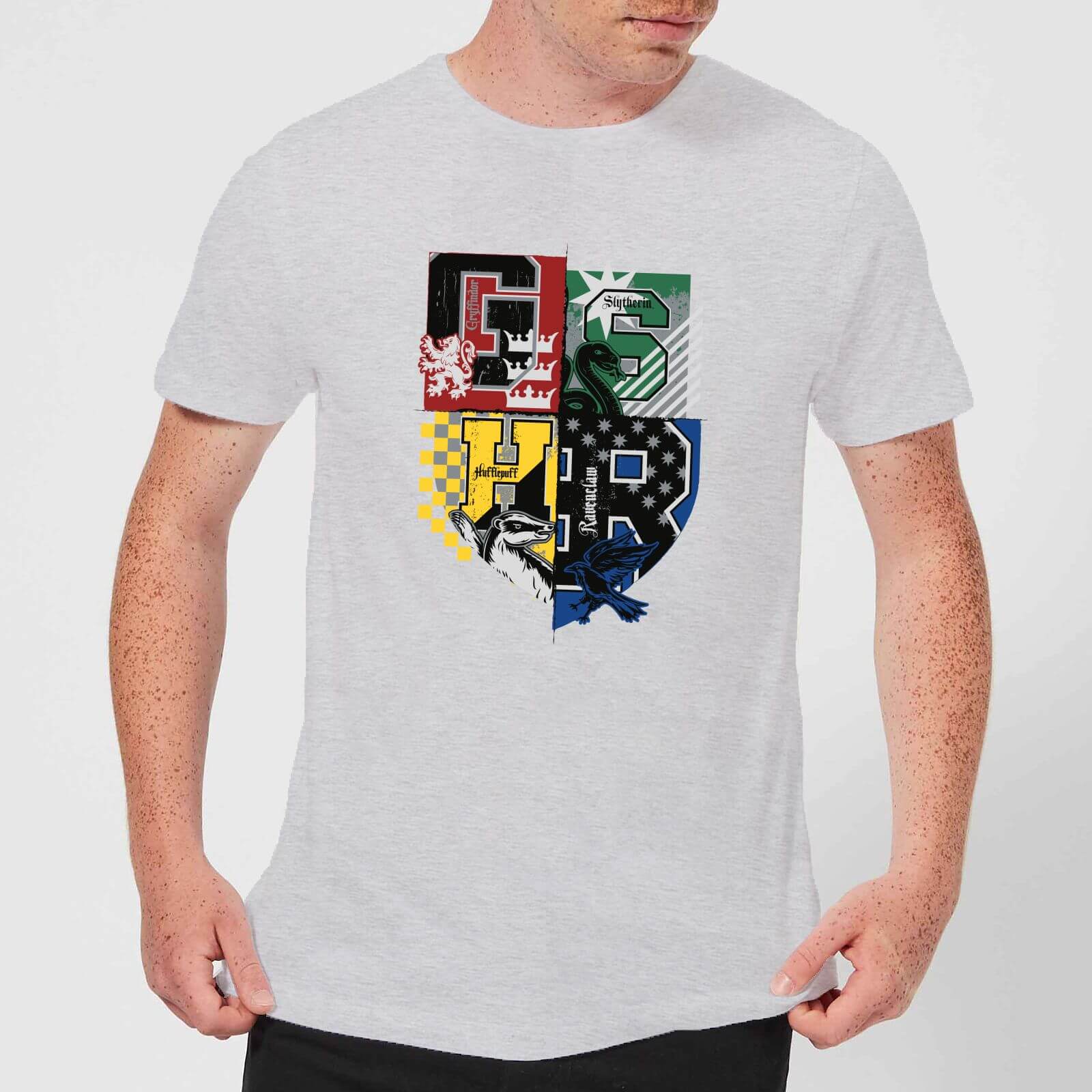 

Harry Potter Varsity House Logo Men's T-Shirt - Grey - M