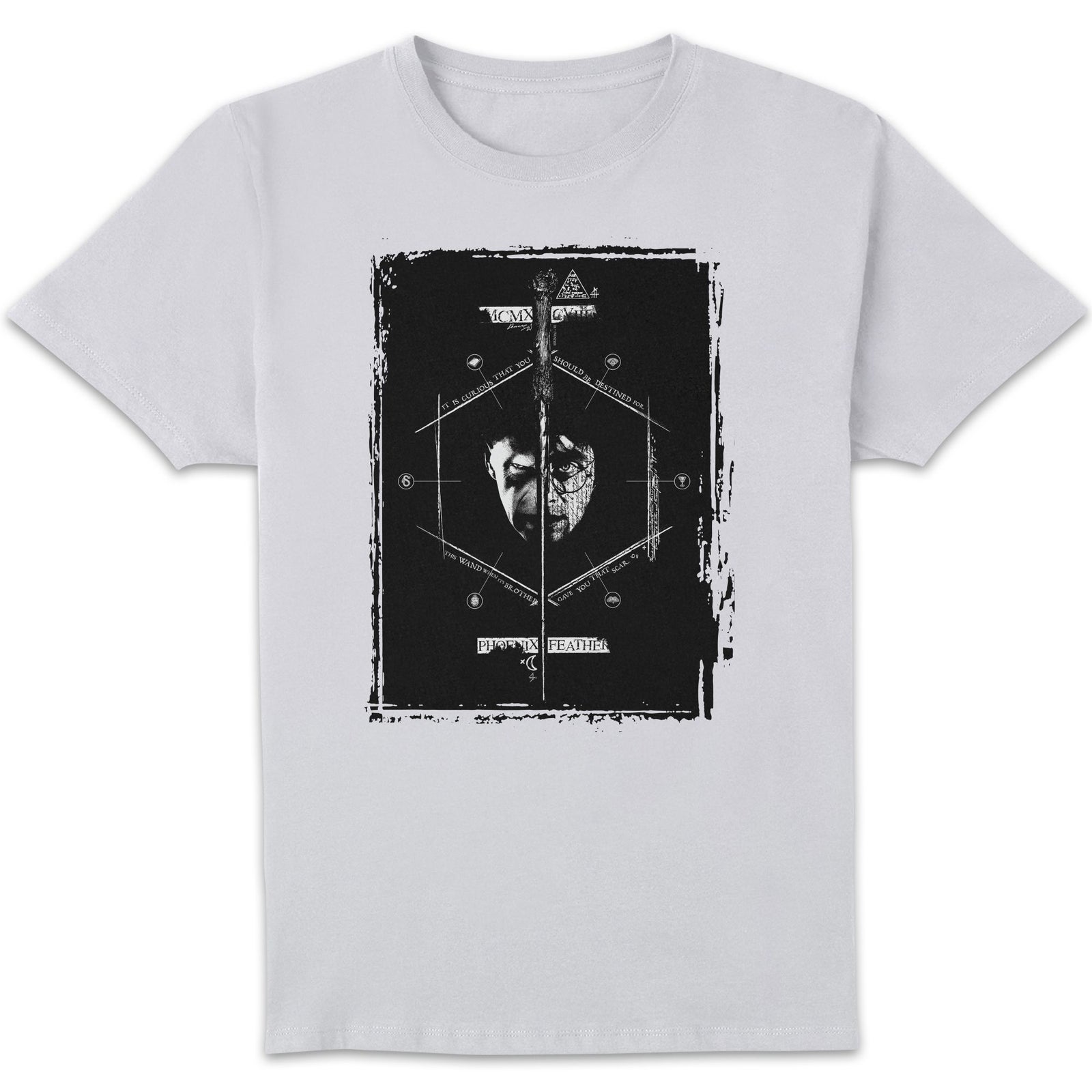 Harry Potter Harry Voldemort Wand Men's T-Shirt - White - XXL