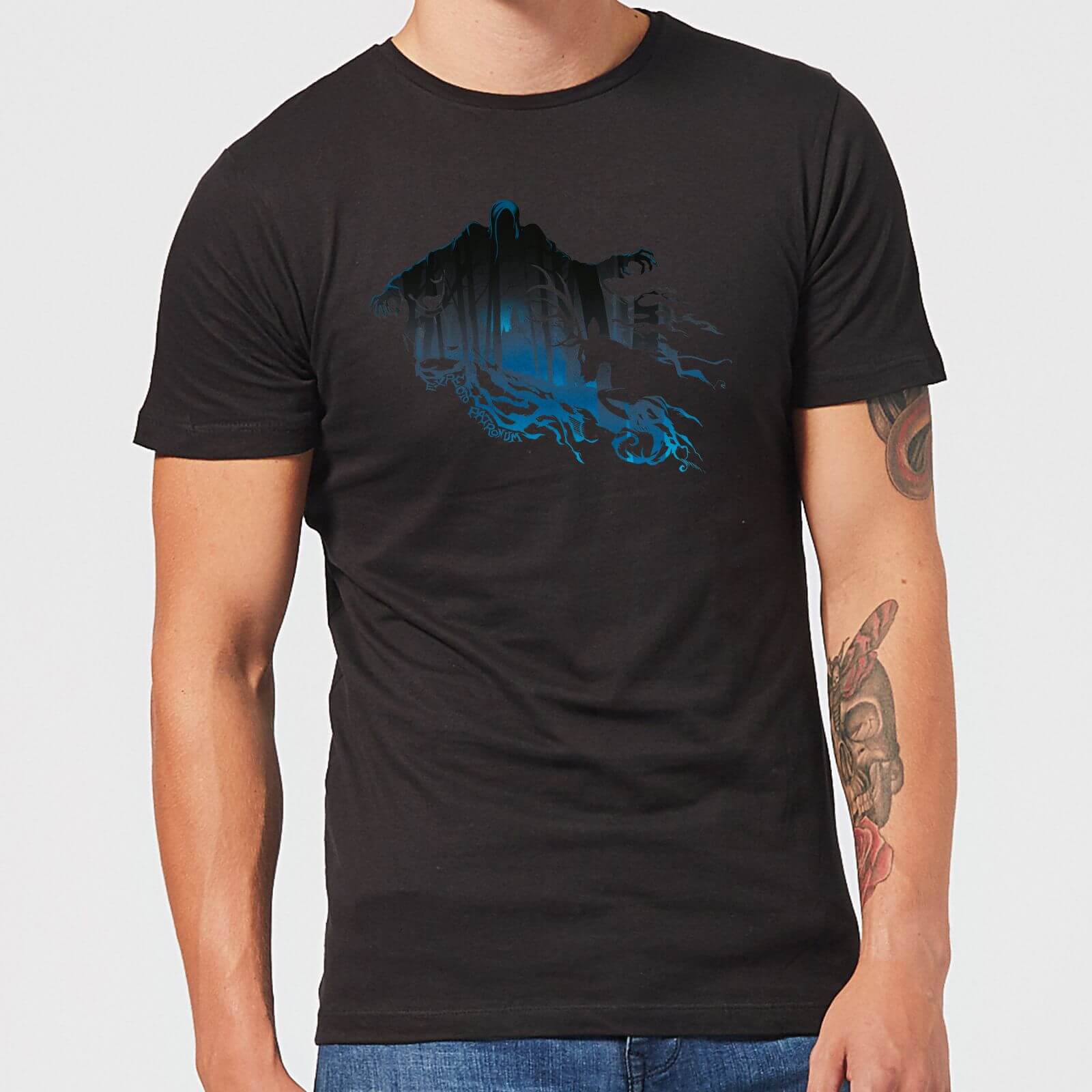 T-Shirt Harry Potter Dementor Silhouette - Nero - Uomo - XS