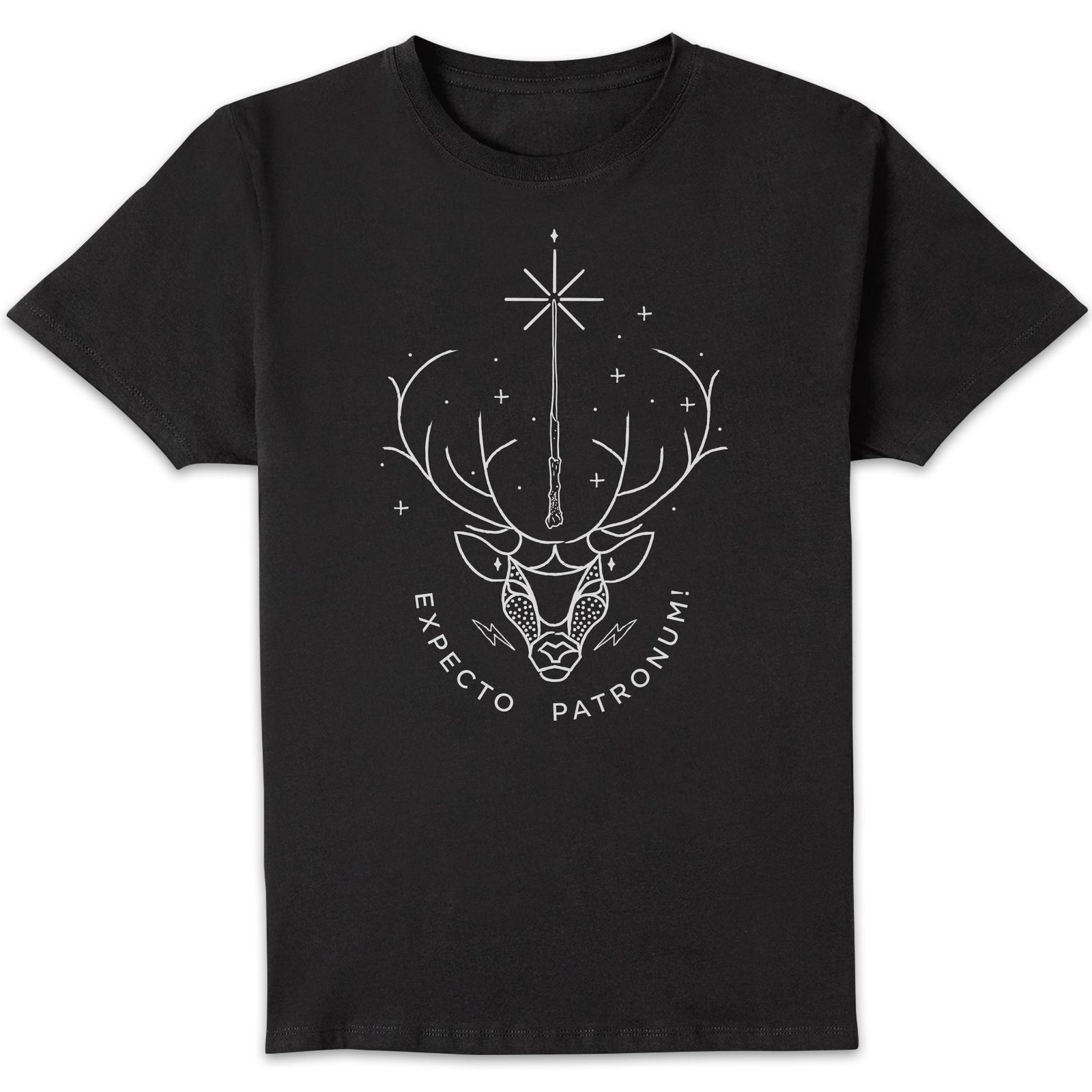 Harry Potter Expecto Patronum Men's T-Shirt - Black - 4XL