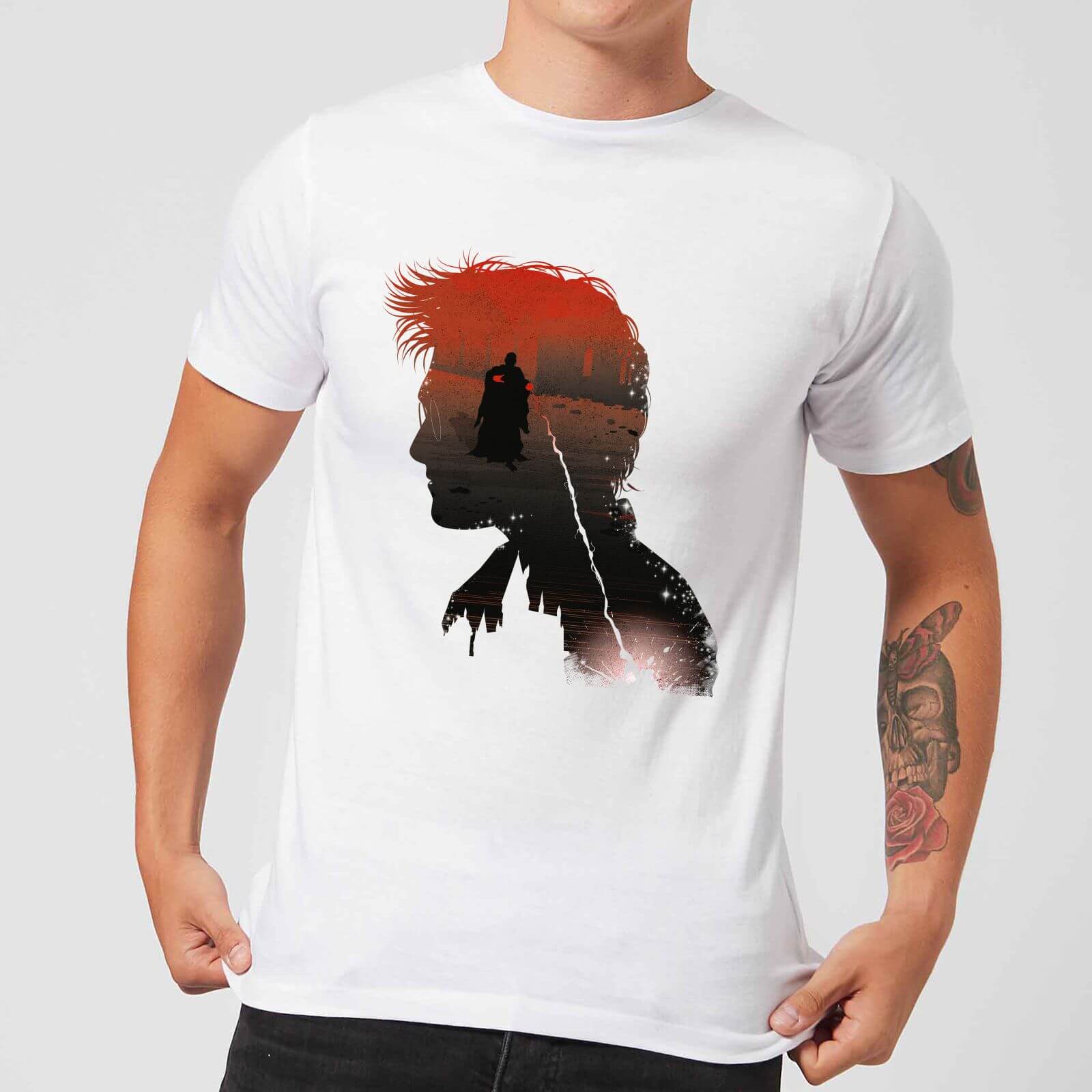 

T-Shirt Harry Potter Harry Voldemort - Bianco - Uomo - S - Bianco