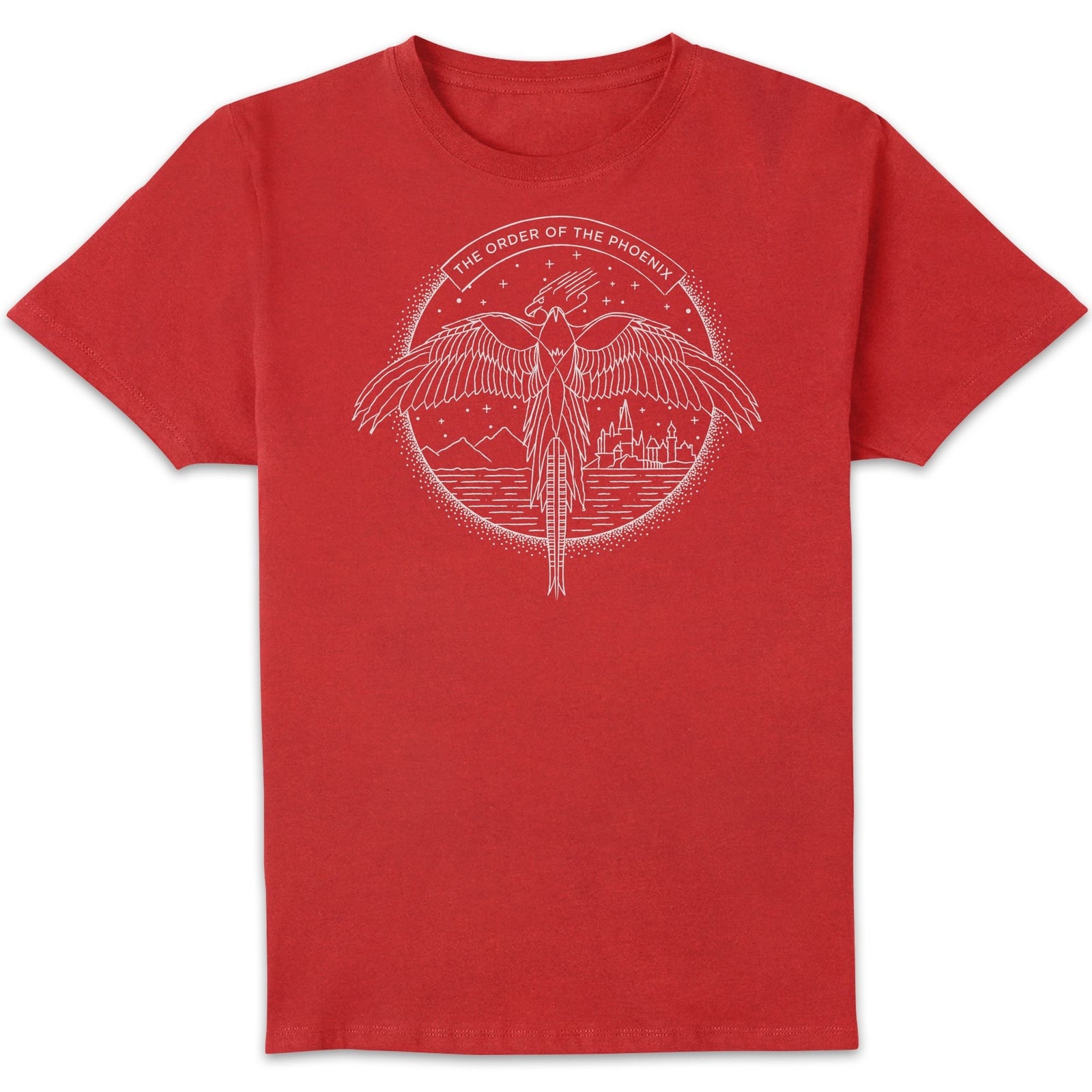 Harry Potter Order Of The Phoenix Men's T-Shirt - Red - XL