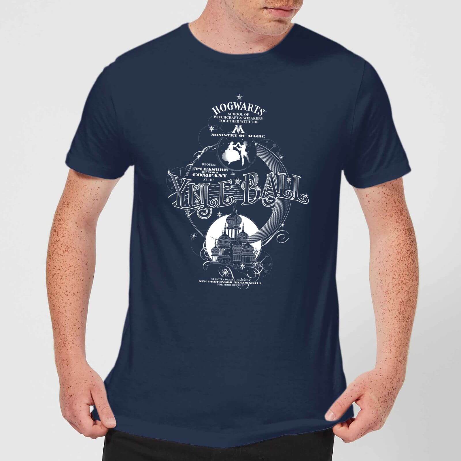 

T-Shirt Harry Potter Yule Ball - Navy - Uomo - L - Blu Navy