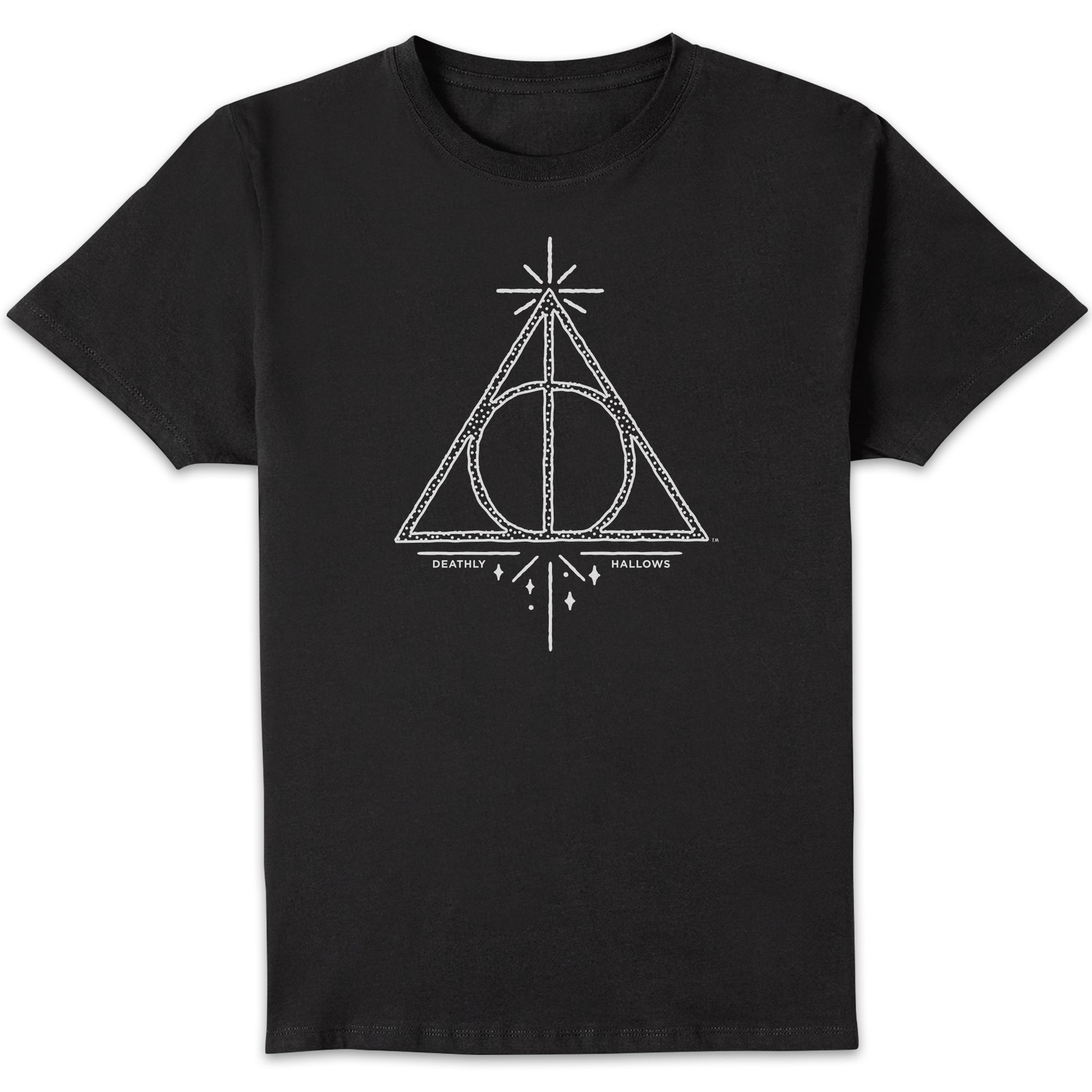 Harry Potter Deathly Hallows Men's T-Shirt - Black - S