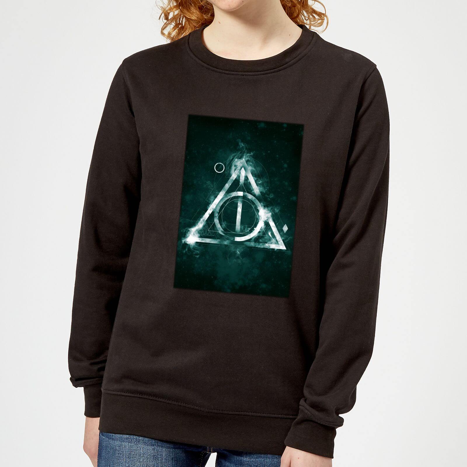 Felpa Harry Potter Hallows Painted - Nero - Donna - XS - Nero