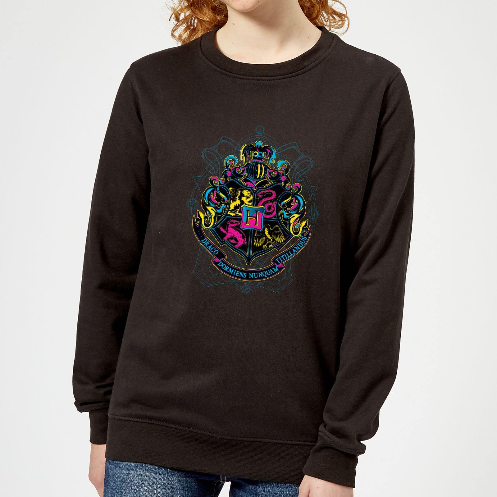 

Felpa Harry Potter Hogwarts Neon Crest - Nero - Donna - XXL