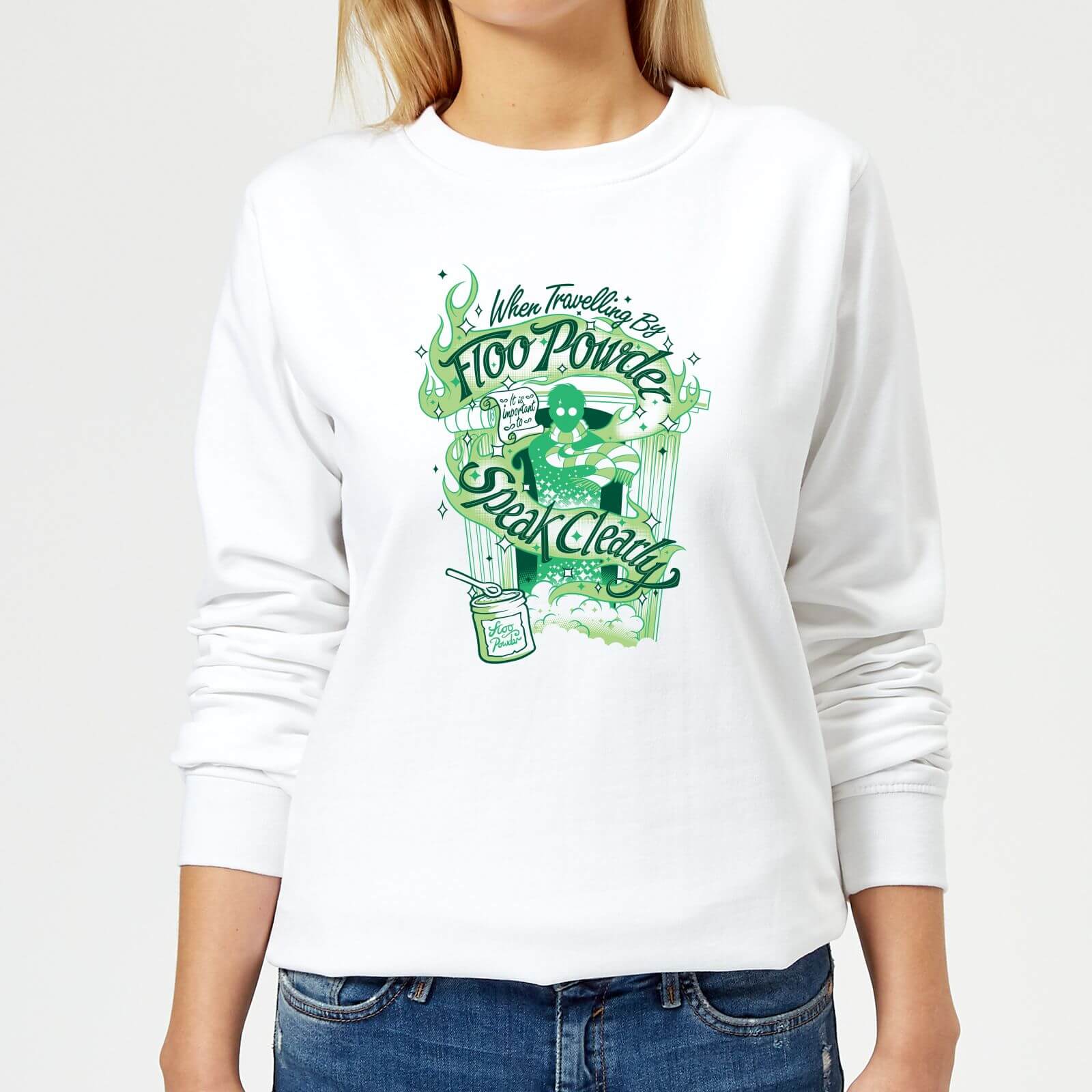 

Felpa Harry Potter Floo Powder - Bianco - Donna - XXL