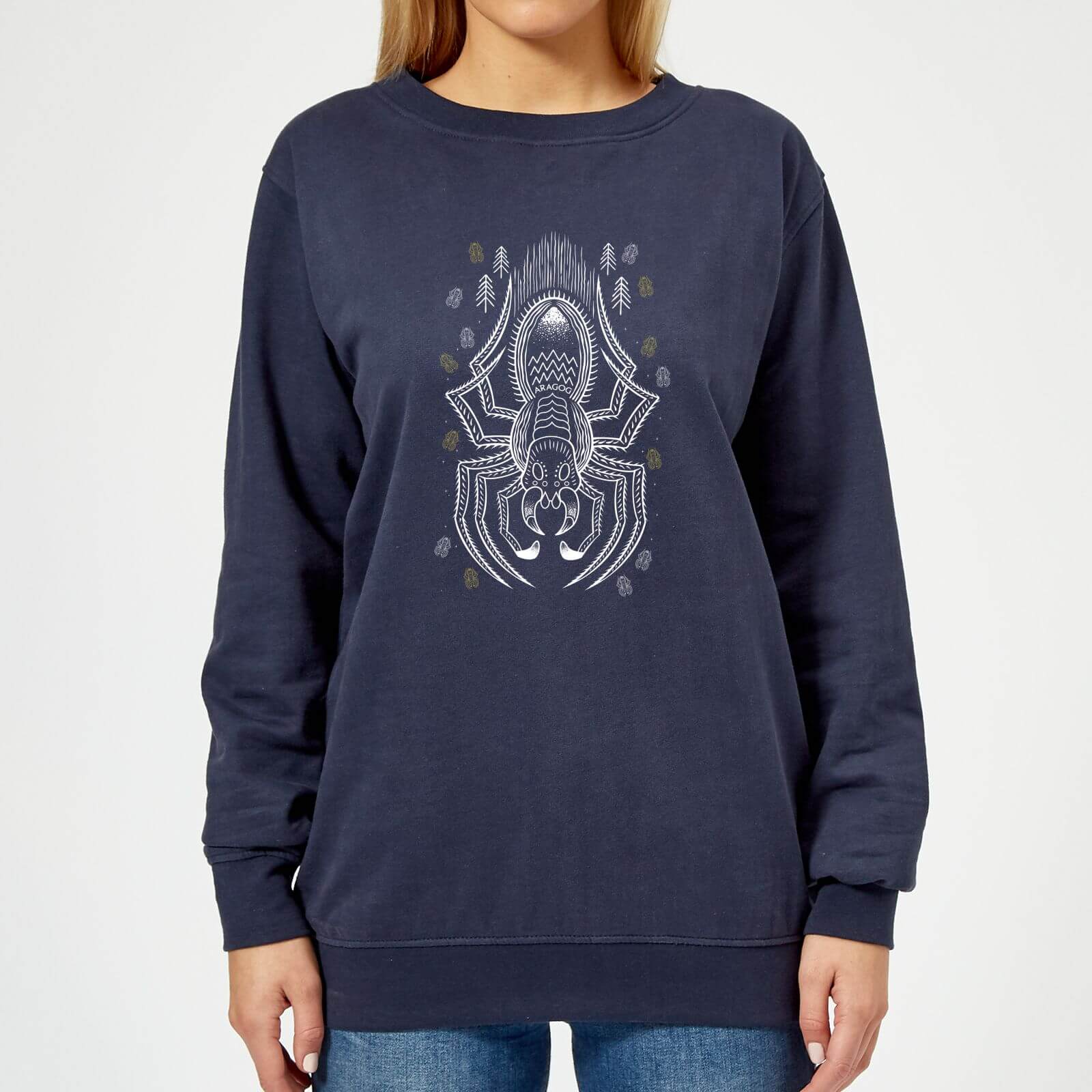 

Felpa Harry Potter Aragog - Navy - Donna - S - Blu Navy