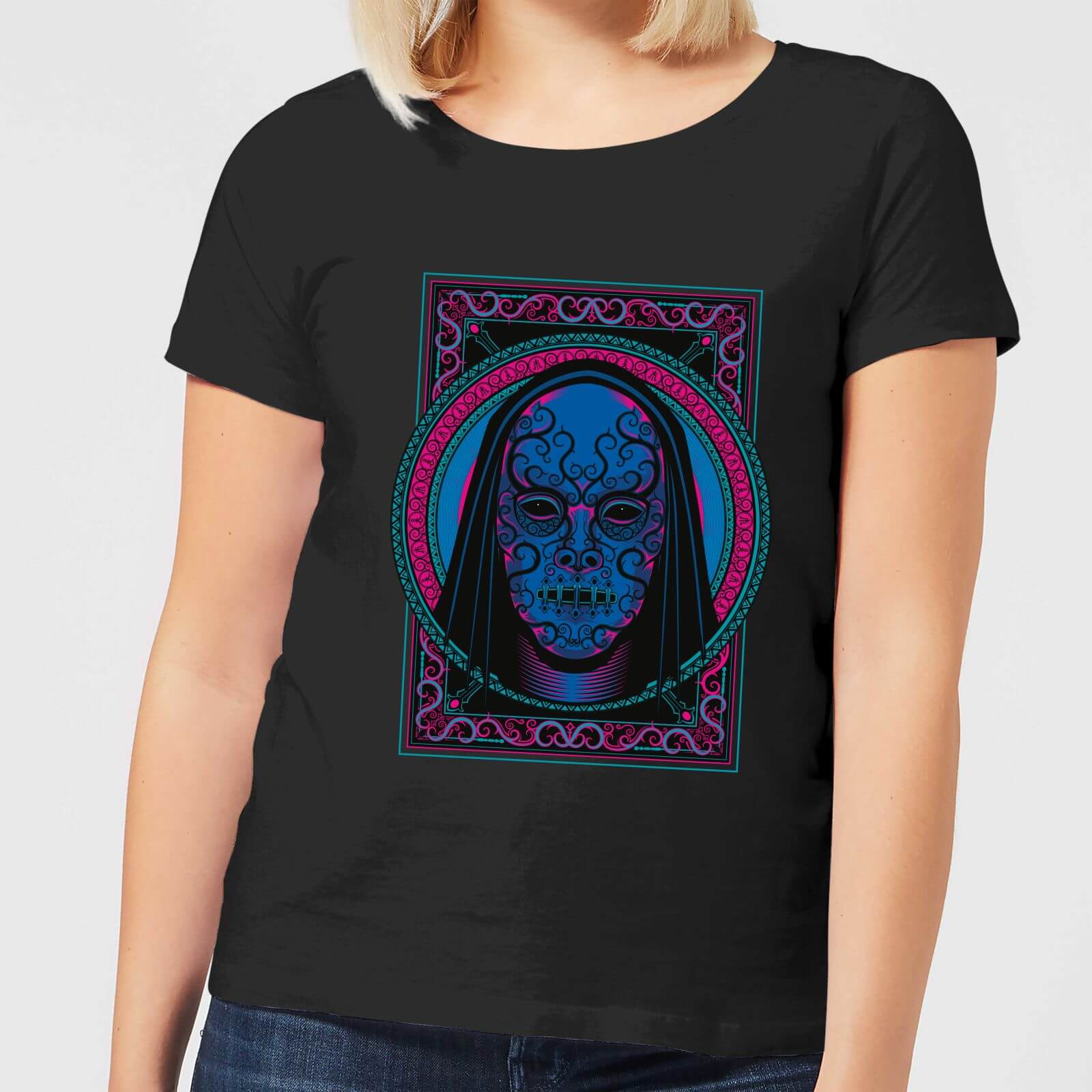 

T-Shirt Harry Potter Death Mask - Nero - Donna - XXL
