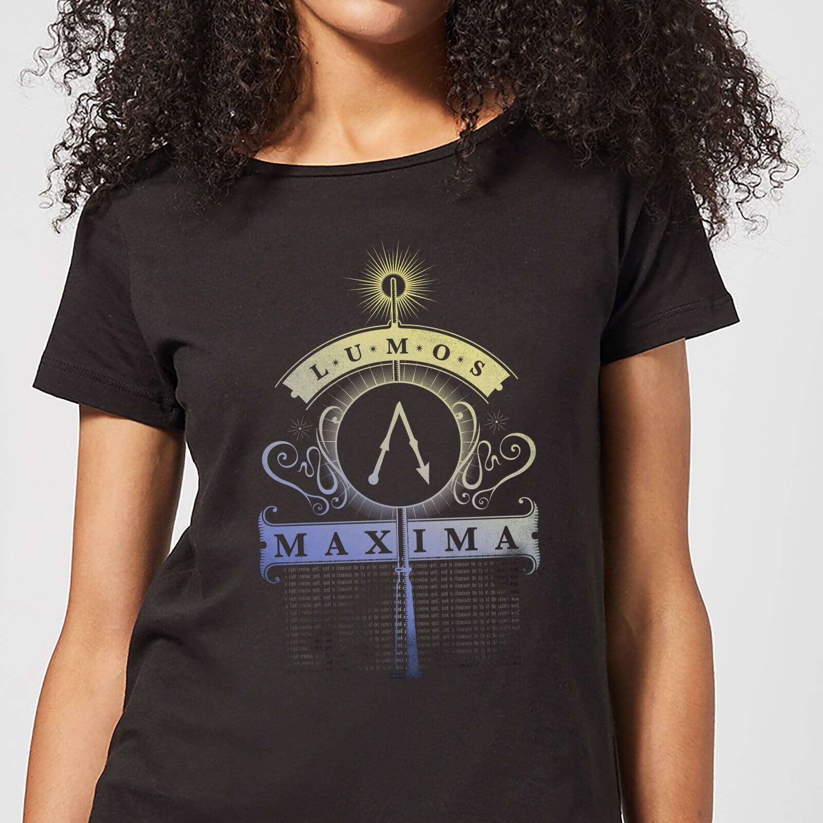 

T-Shirt Harry Potter Lumos Maxima - Nero - Donna - L