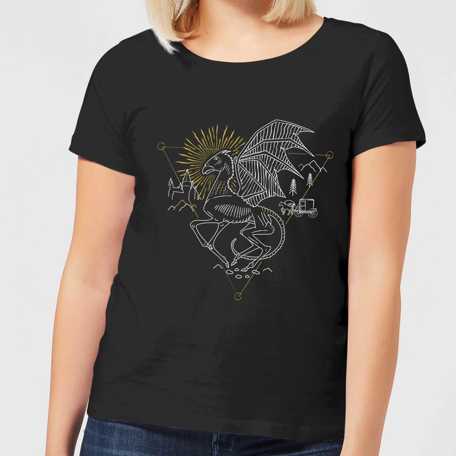 Harry Potter Thestral Women's T-Shirt - Black - S