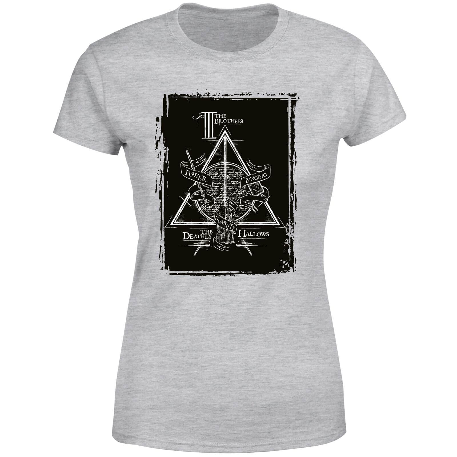 

T-Shirt Harry Potter Three Brothers - Grigio - Donna - XS