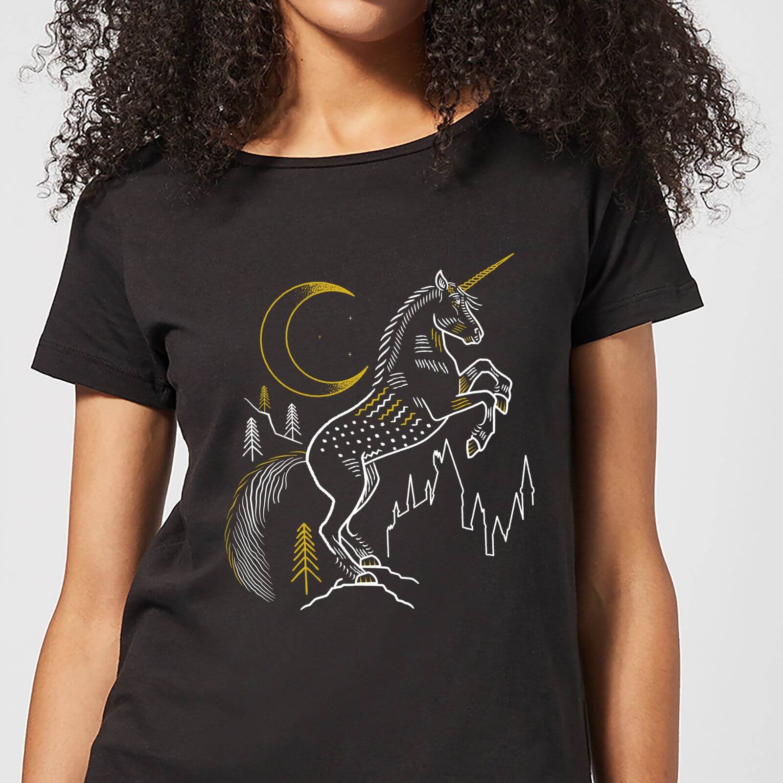 

T-Shirt Harry Potter Unicorn - Nero - Donna - L