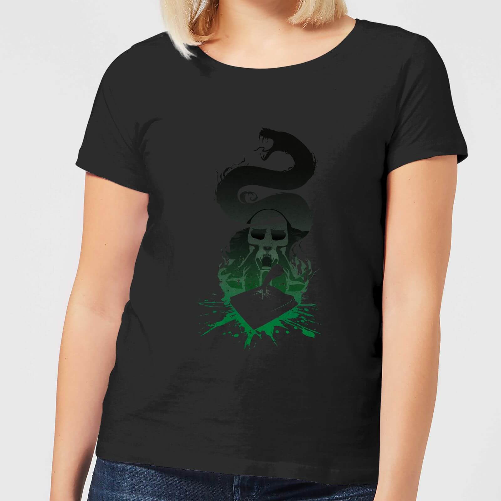 T-Shirt Harry Potter Tom Riddle Diary - Nero - Donna - XXL - Nero