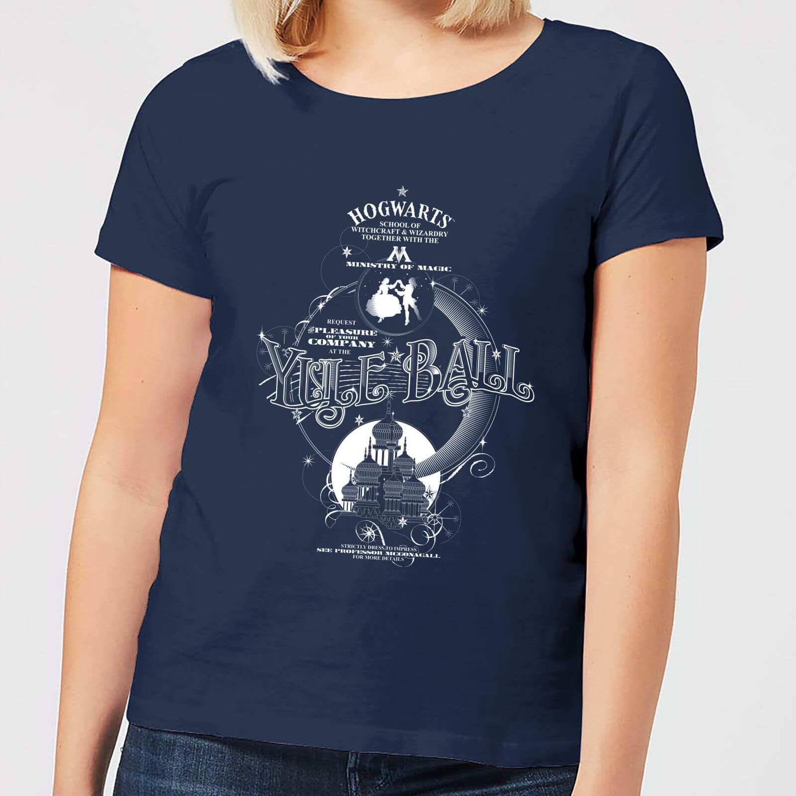 Harry Potter Yule Ball Women's T-Shirt - Navy - M