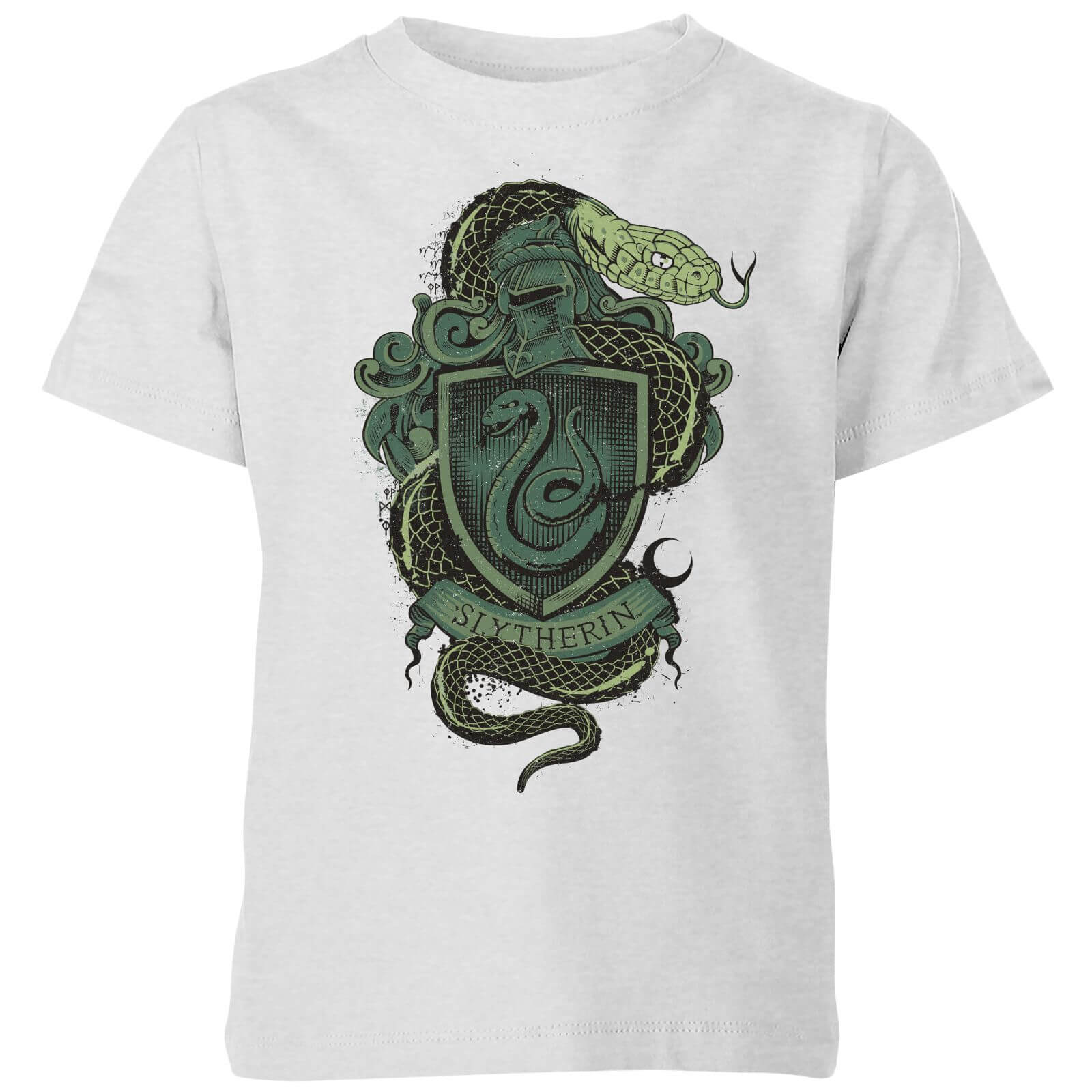 

T-Shirt Harry Potter Serpeverde Drawn Crest - Grigio - Bambini - 7-8 Anni