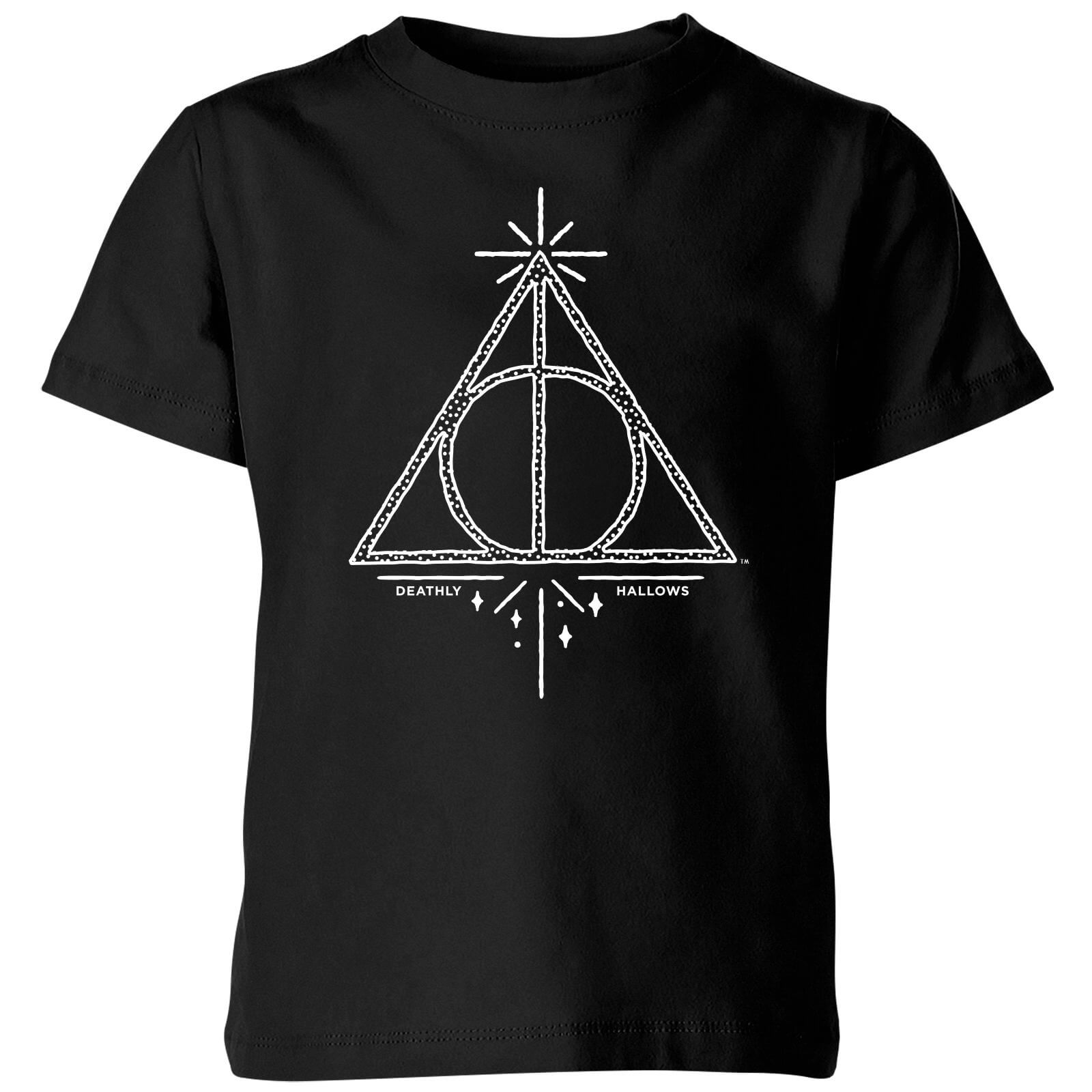 

T-Shirt Harry Potter Deathly Hallows - Nero - Bambini - 5-6 Anni