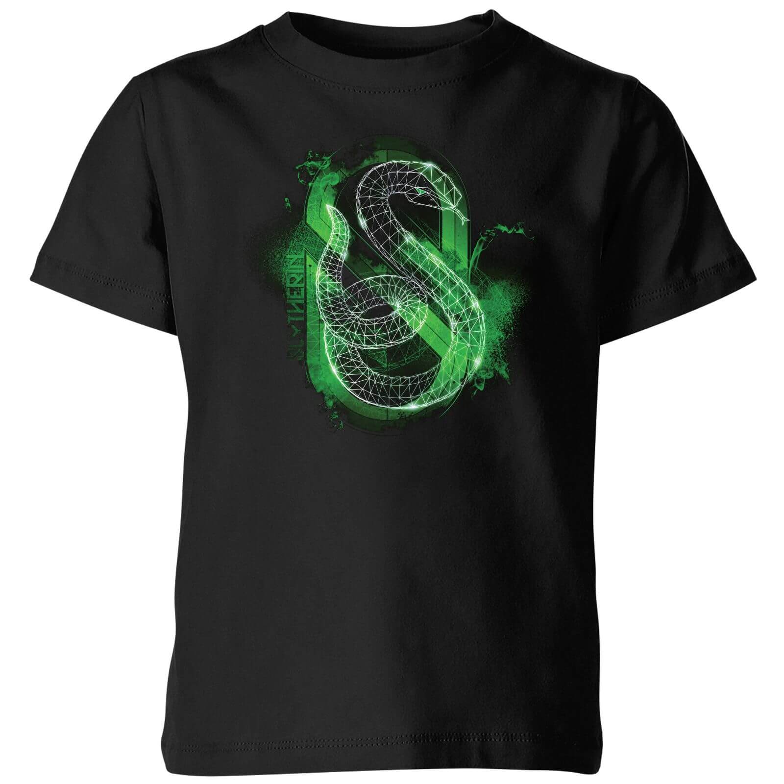 

T-Shirt Harry Potter Serpeverde Geometric - Nero - Bambini - 3-4 Anni