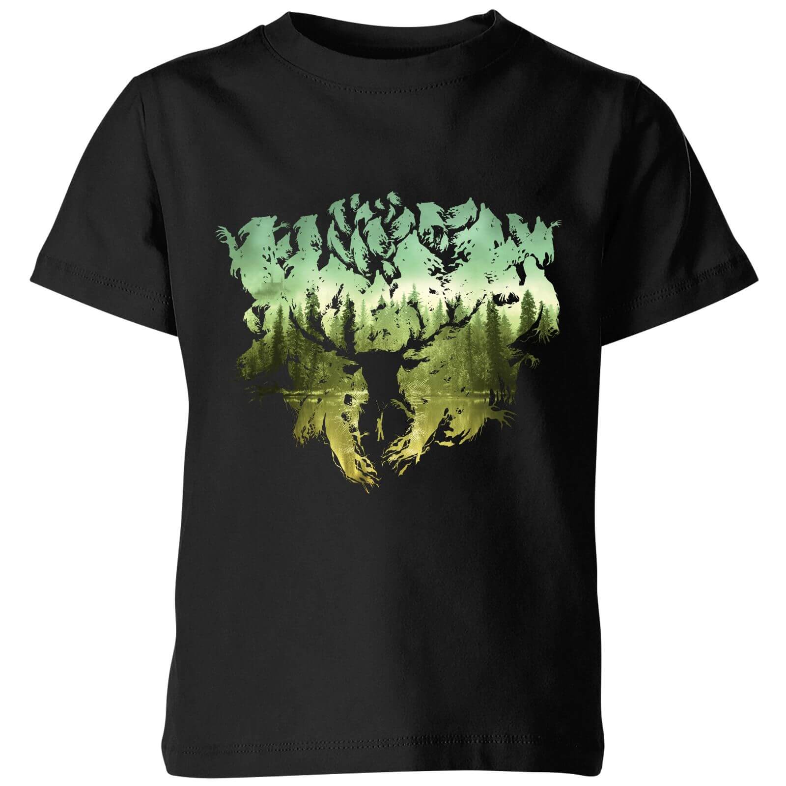 

T-Shirt Harry Potter Patronus Lake - Nero - Bambini - 5-6 Anni