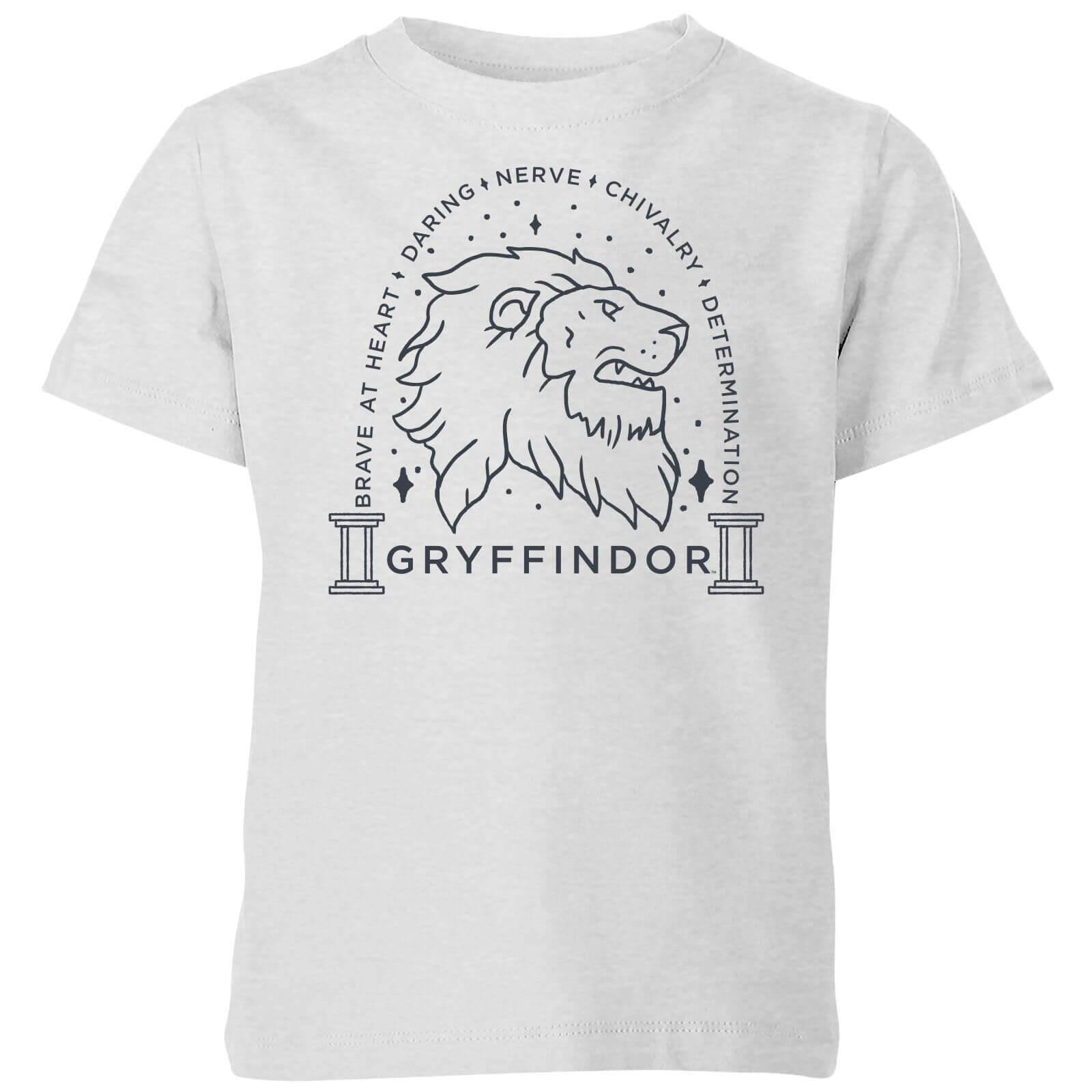 

T-Shirt Harry Potter Grifondoro Linework - Grigio - Bambini - 9-10 Anni - Grigio