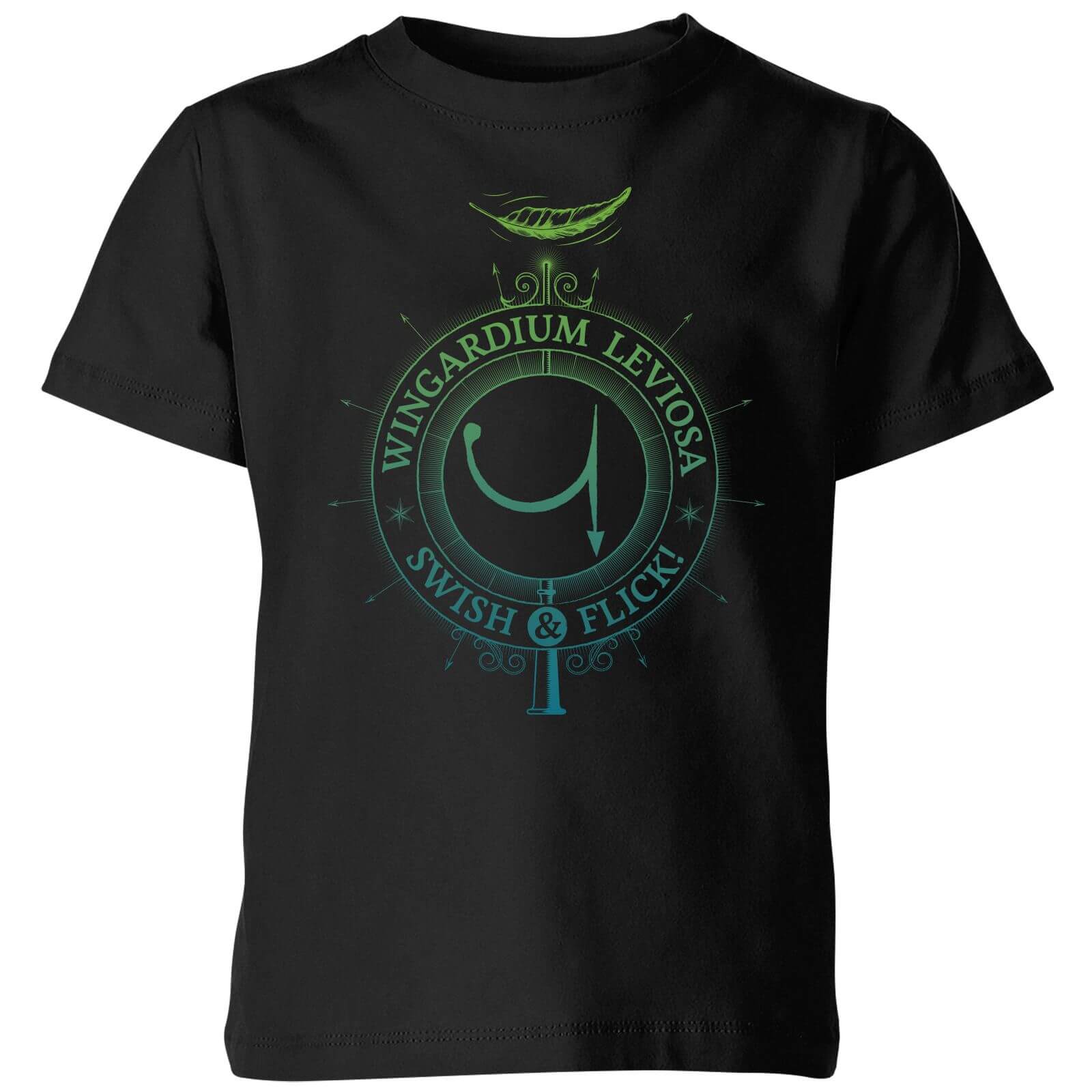 

T-Shirt Harry Potter Wingardium Leviosa - Nero - Bambini - 3-4 Anni
