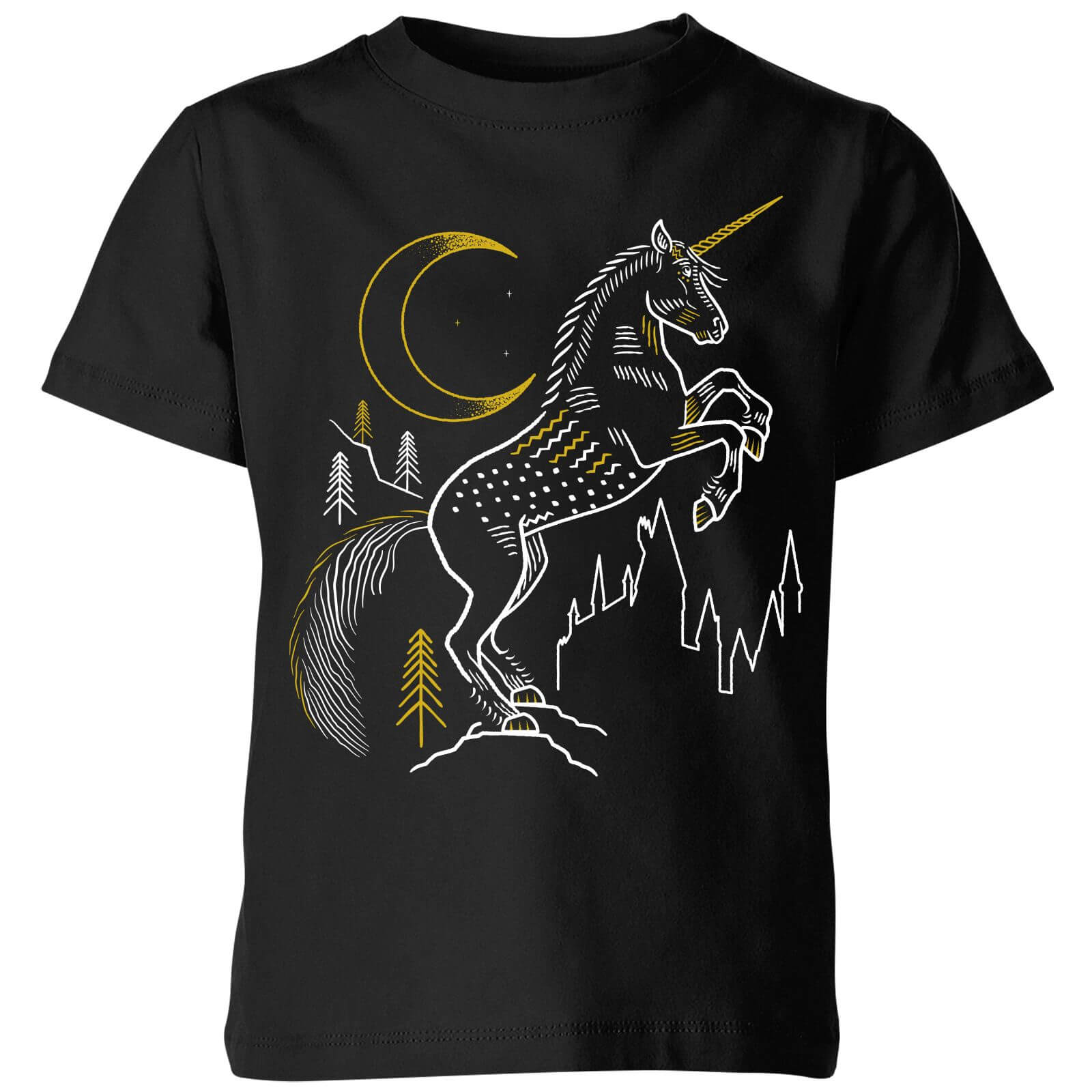 

T-Shirt Harry Potter Unicorn - Nero - Bambini - 9-10 Anni