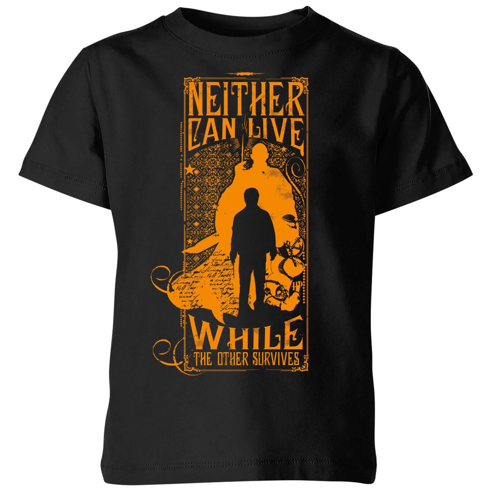 

T-Shirt Harry Potter Neither Can Live - Nero - Bambini - 3-4 Anni