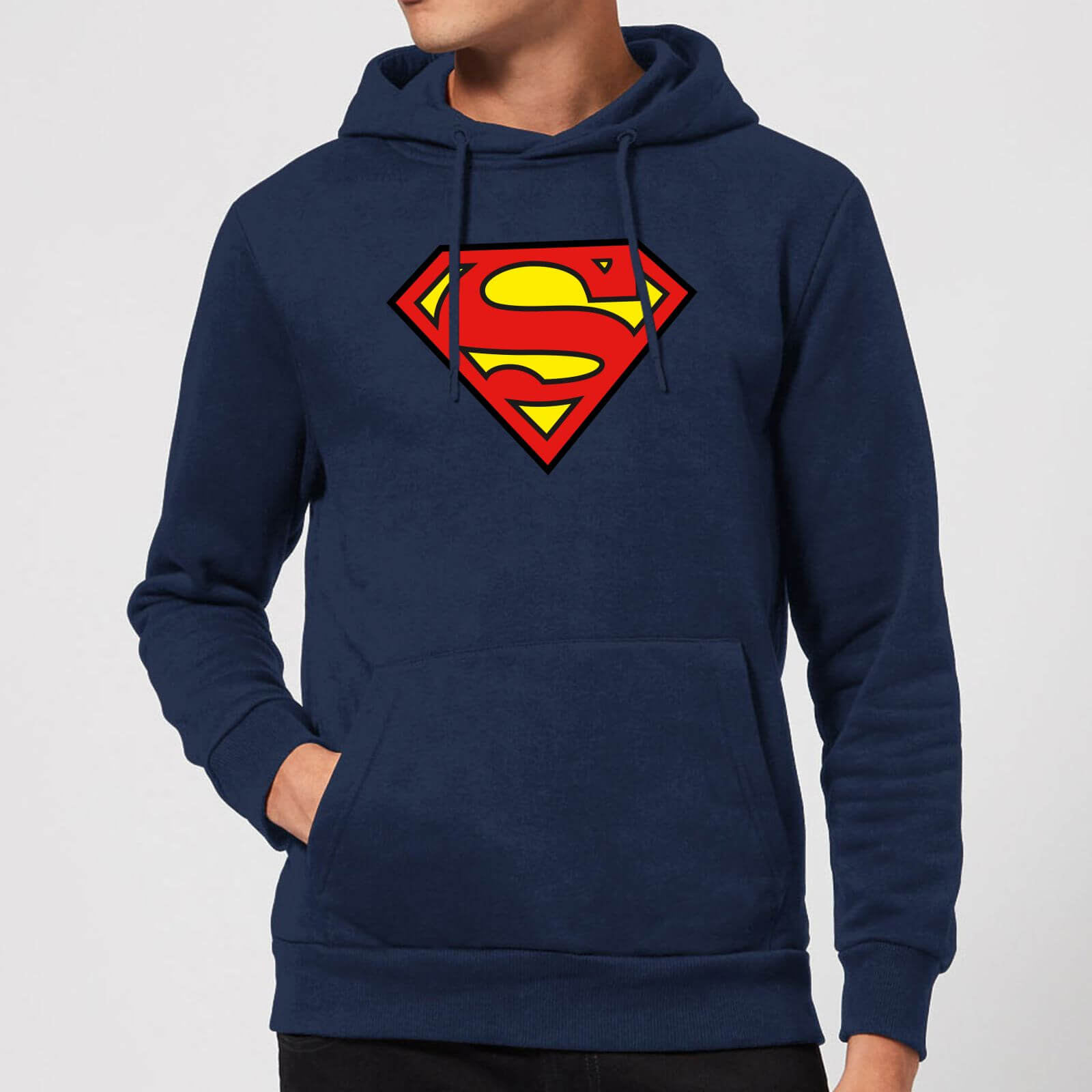 Justice League Superman Logo Hoodie - Navy - S