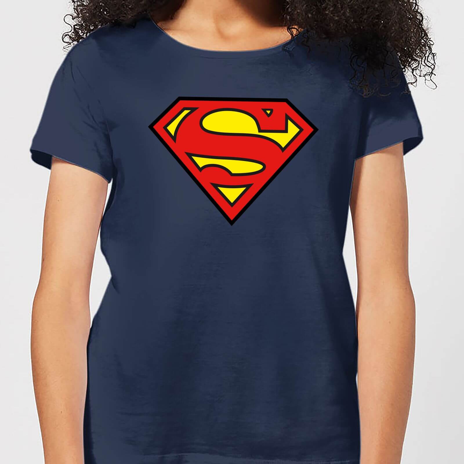 

Justice League Superman Logo Women's T-Shirt - Navy - S