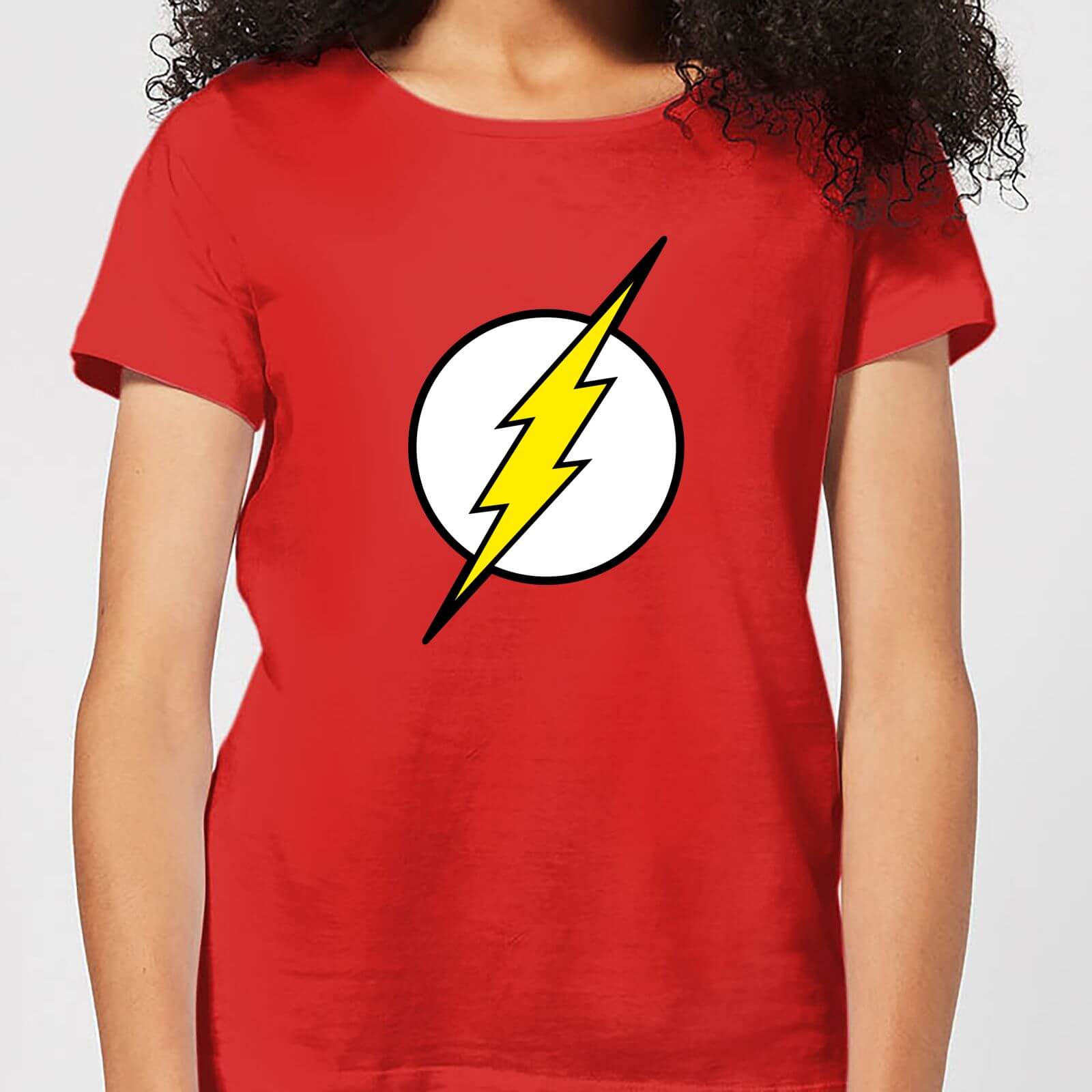 Justice League Flash Logo Femme T-shirt - Rouge