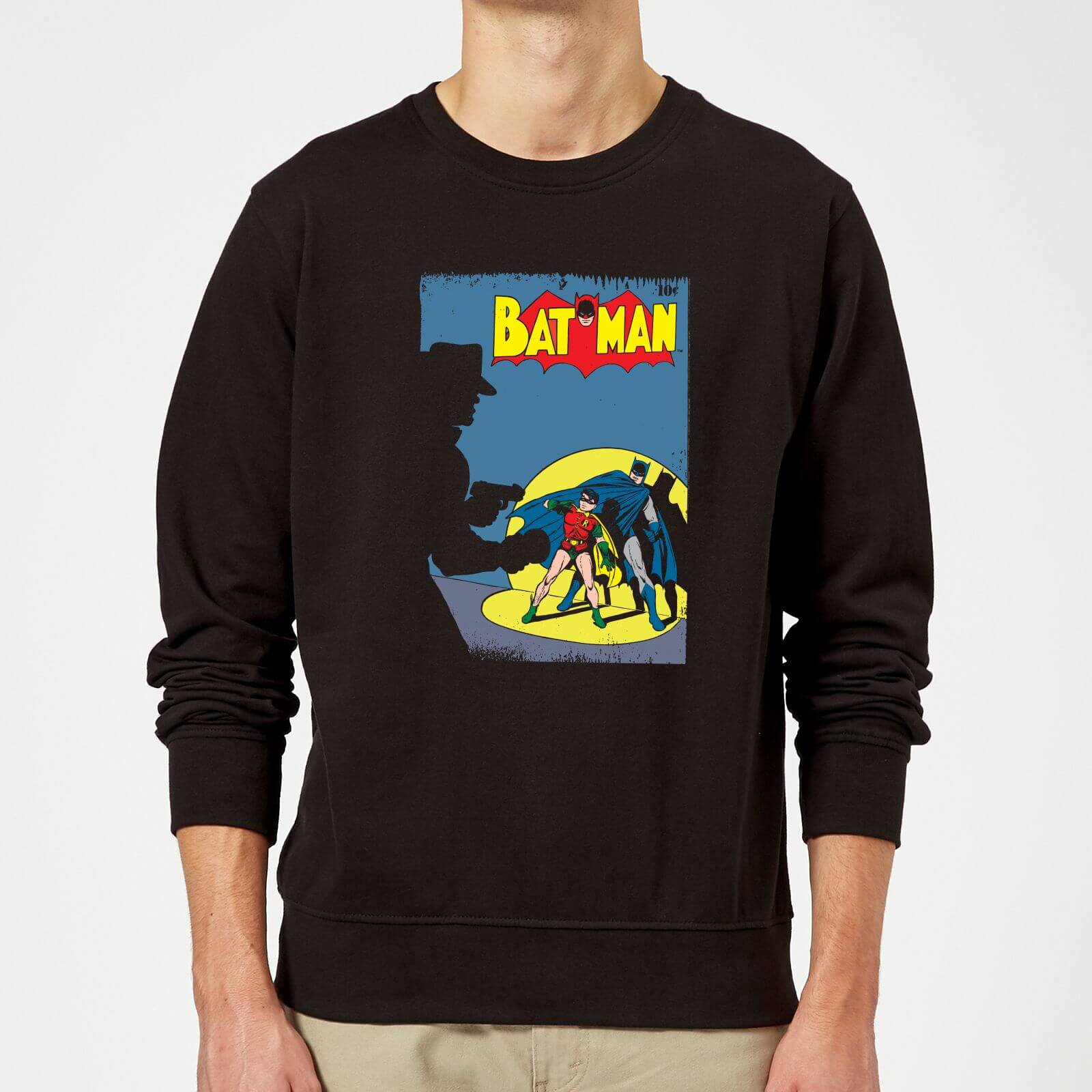 Batman Batman Cover Sweatshirt - Black - M - Black