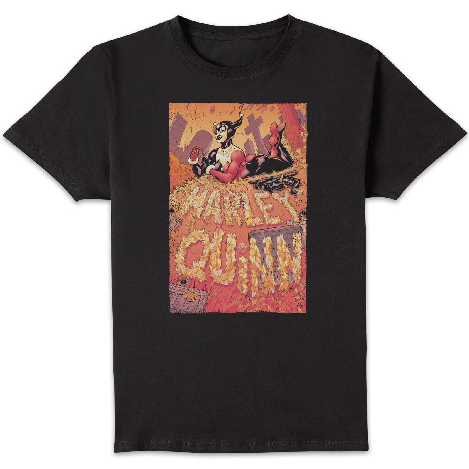 Batman Harley Quinn Cover Men's T-Shirt - Black - M