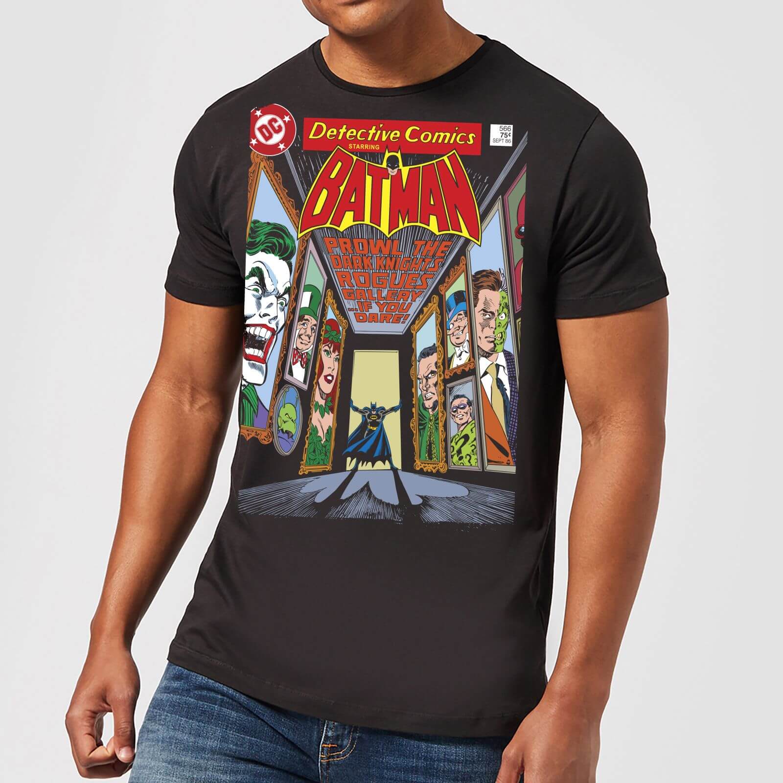 

Batman The Dark Knight's Rogues Gallery Cover Men's T-Shirt - Black - XS