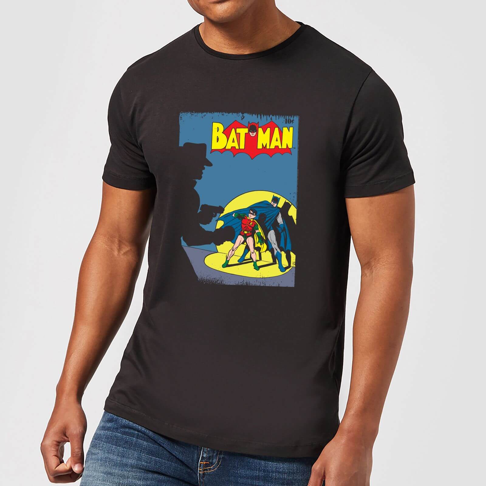 Batman Batman Cover Men's T-Shirt - Black - L