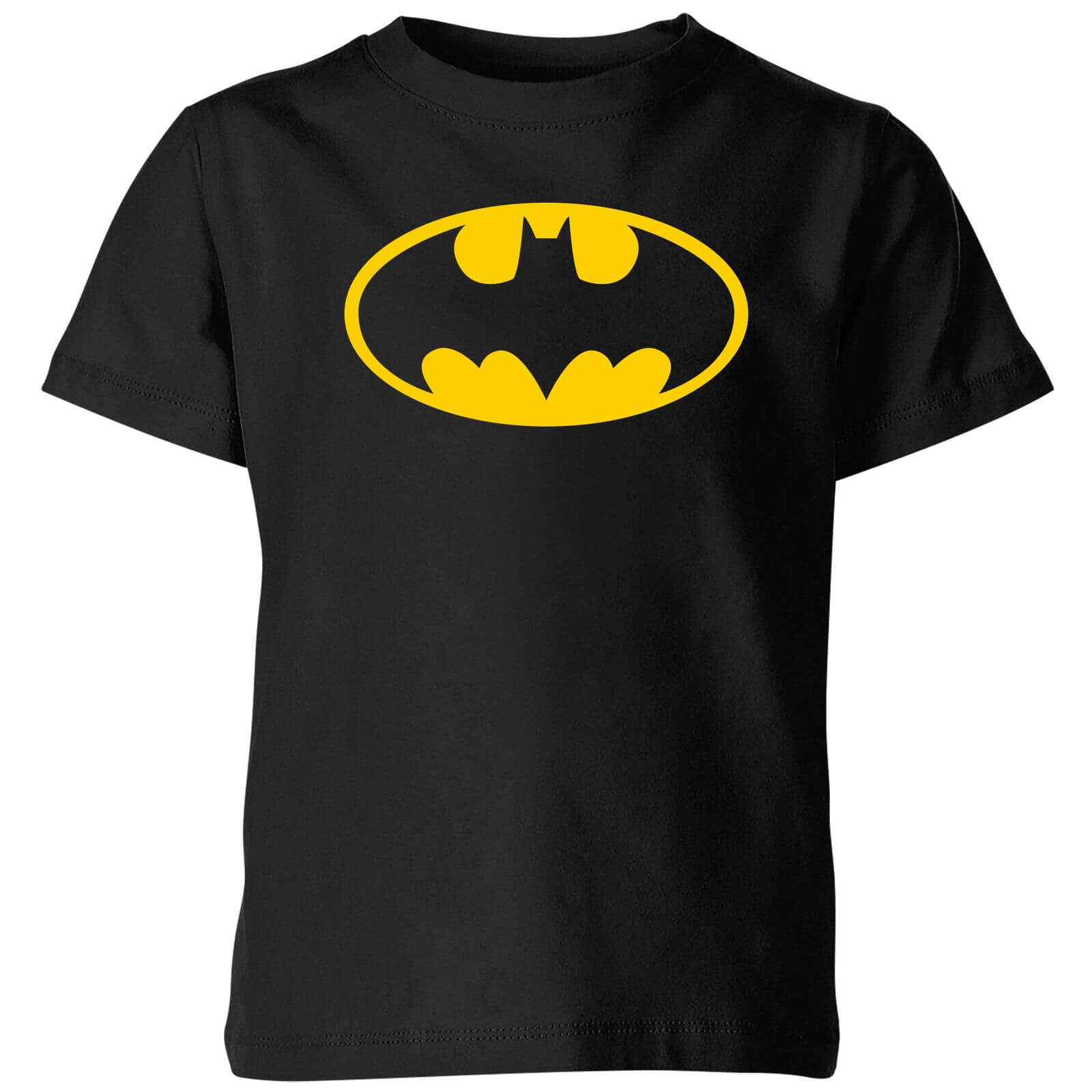 Justice League Batman Logo Kids' T-Shirt - Black - 11-12 Years