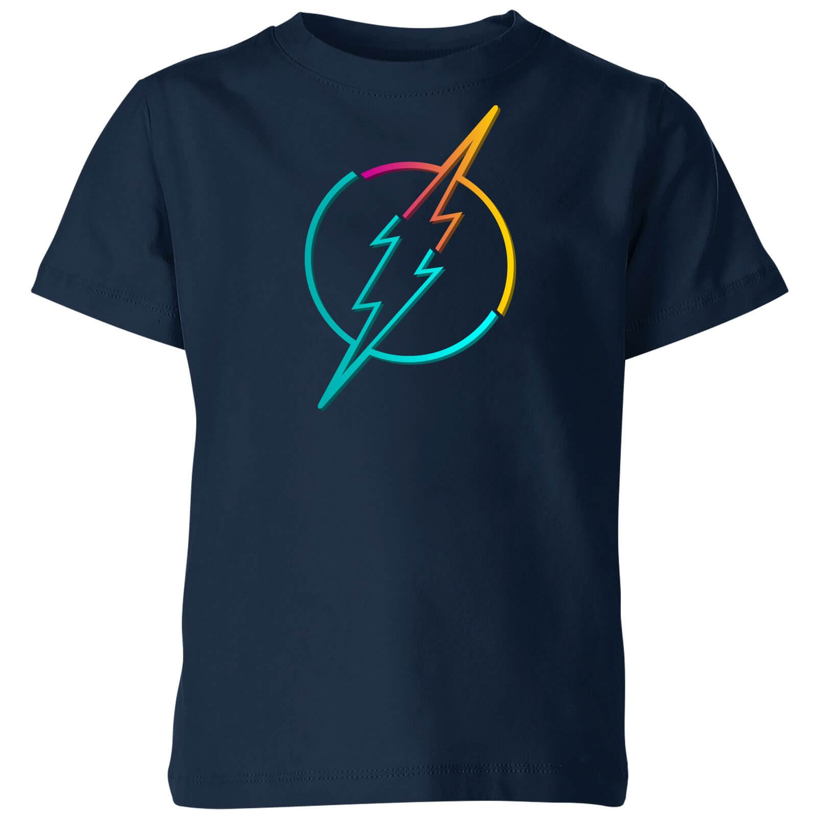

Justice League Neon Flash Kids' T-Shirt - Navy - 3-4 Anni - Blu Navy