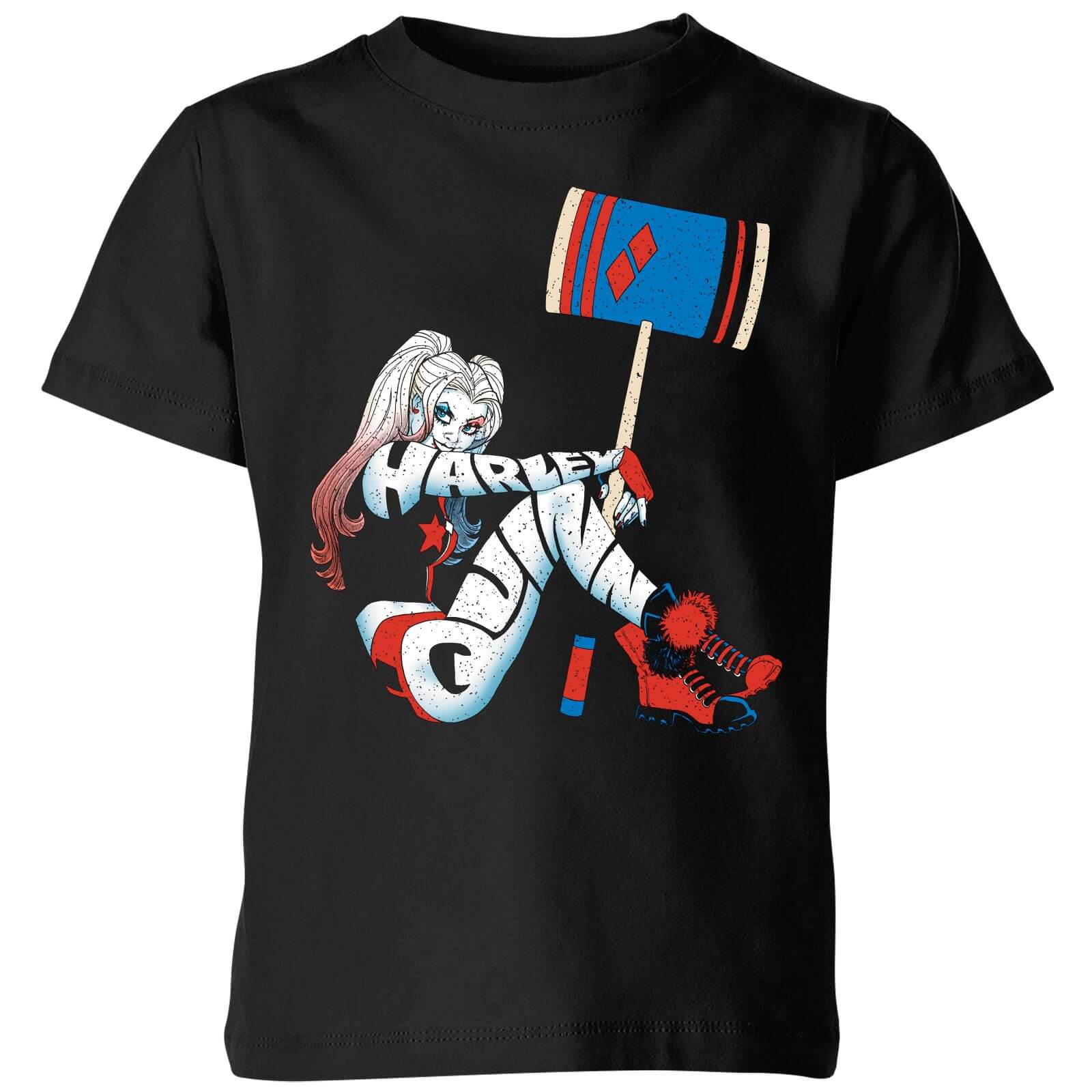 Batman Harley Quinn Kids‘ T-Shirt – Black – 3-4 Jahre