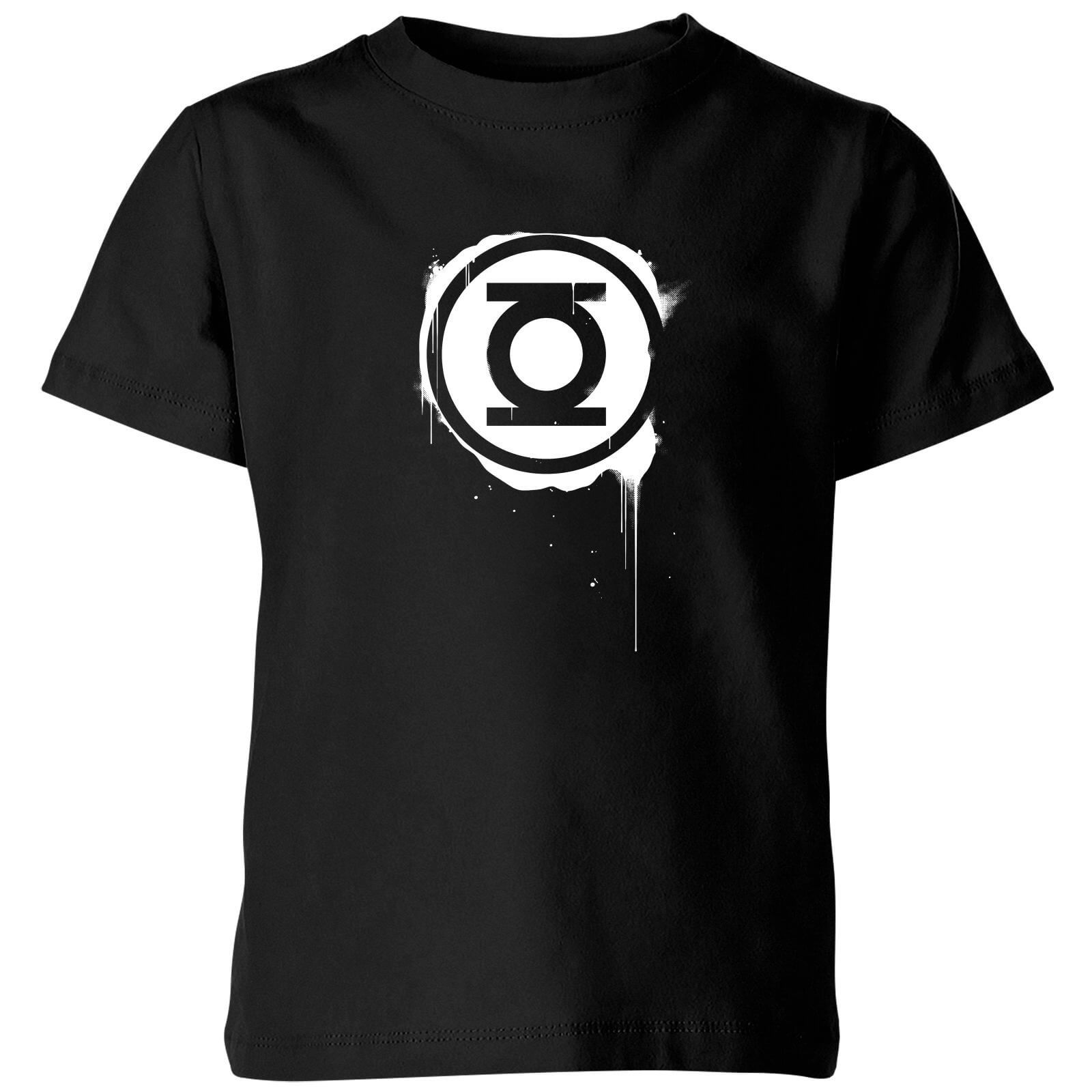 

Justice League Graffiti Green Lantern Kids' T-Shirt - Black - 3-4 Anni - Nero