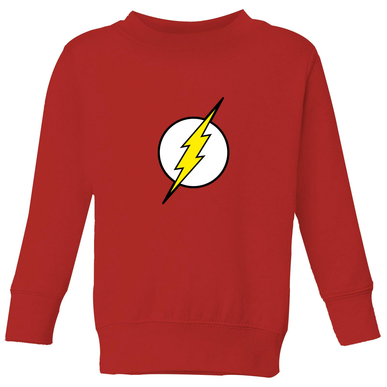 

Justice League Flash Logo Kids' Sweatshirt - Red - 3-4 Anni - Rosso
