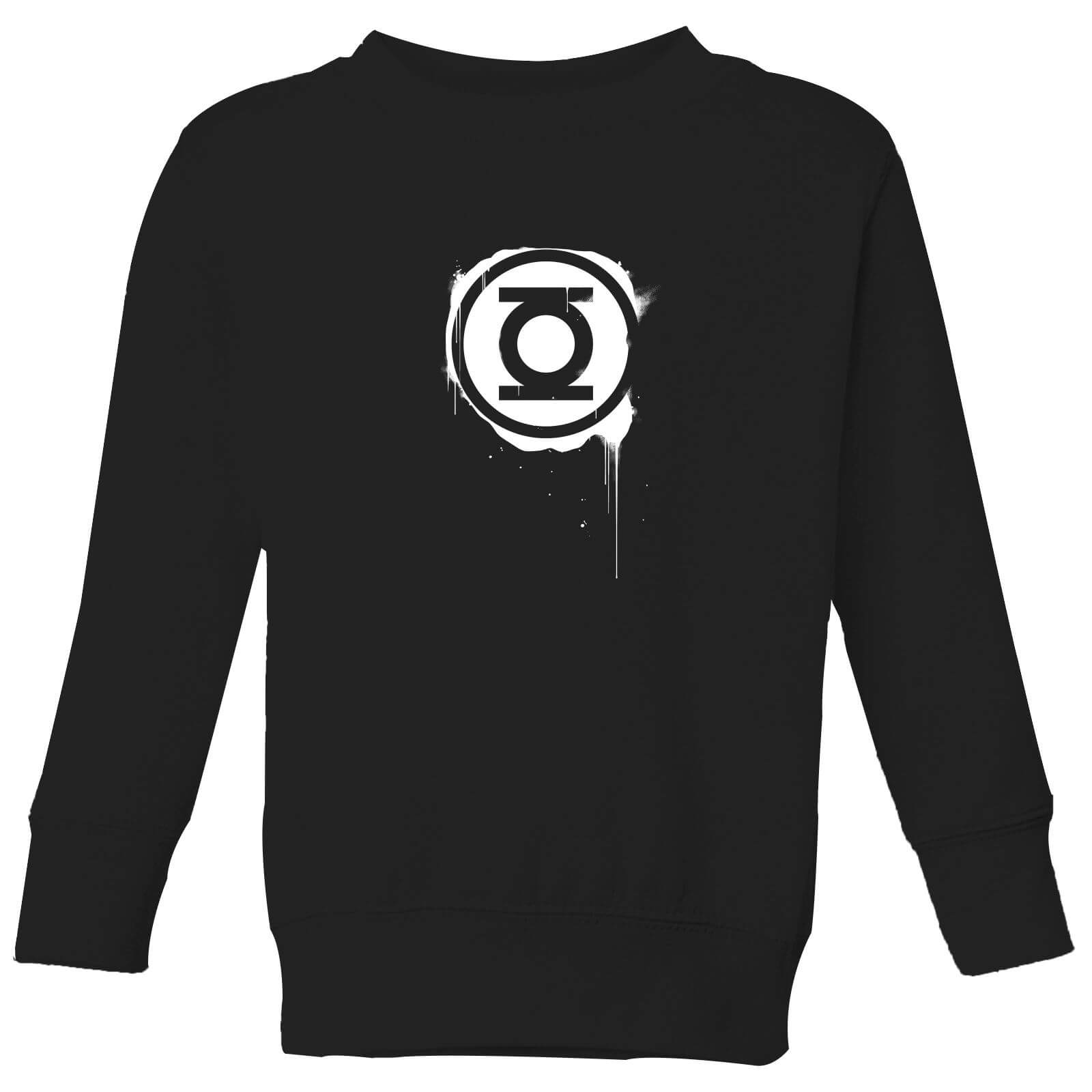 

Justice League Graffiti Green Lantern Kids' Sweatshirt - Black - 3-4 Anni - Nero