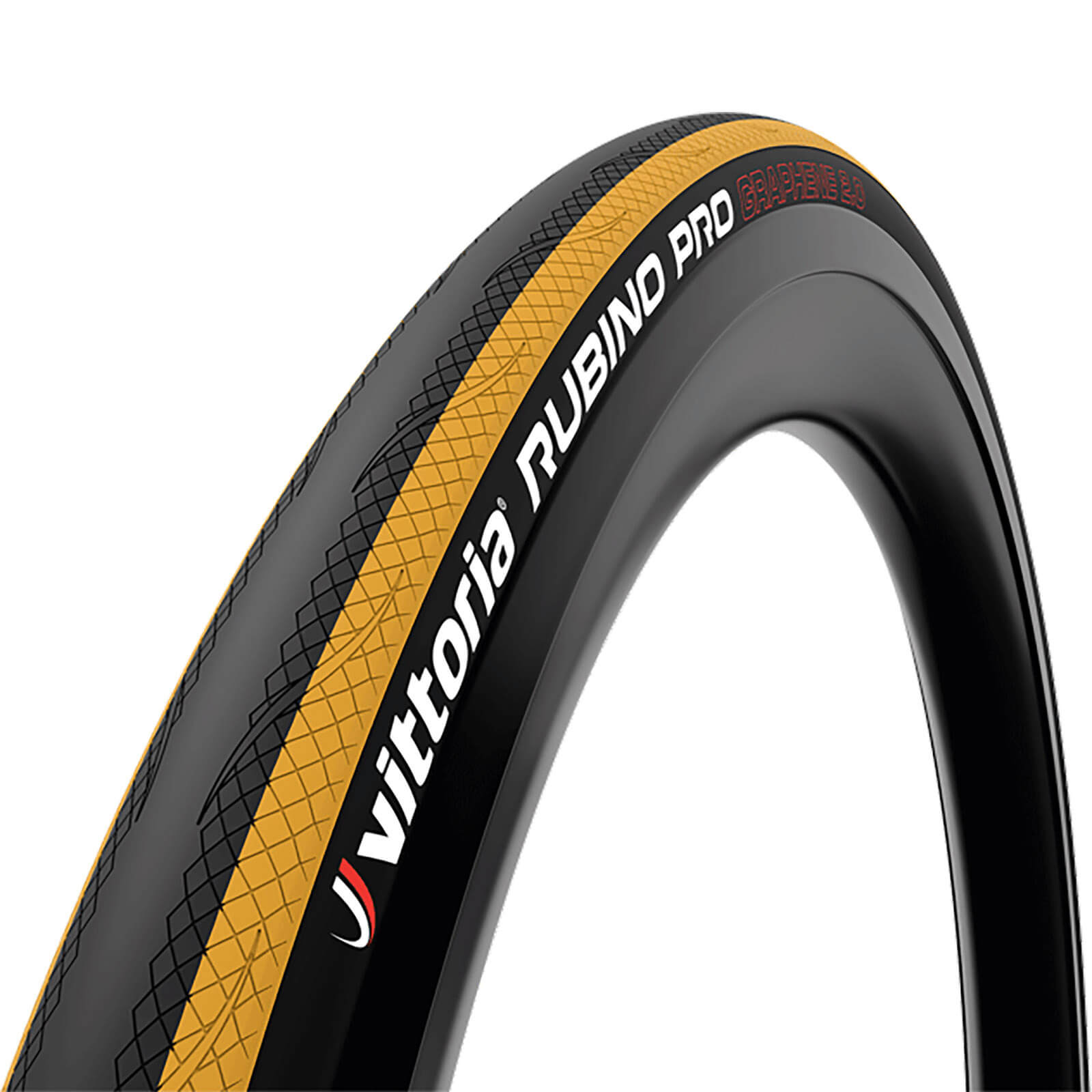 Vittoria Rubino Pro IV G2.0 Road Tyre - 700x25mm - Black/Yellow