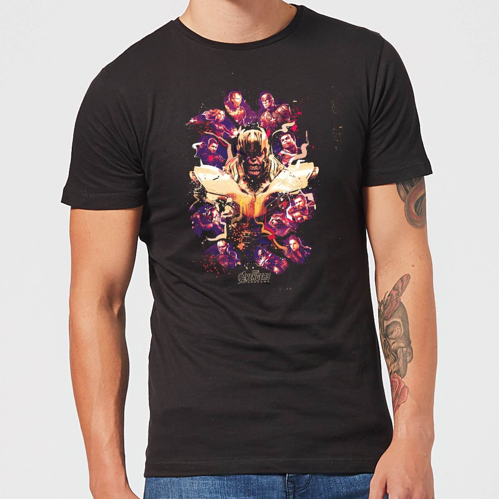 

T-Shirt Avengers Endgame Splatter - Nero - Uomo - XXL