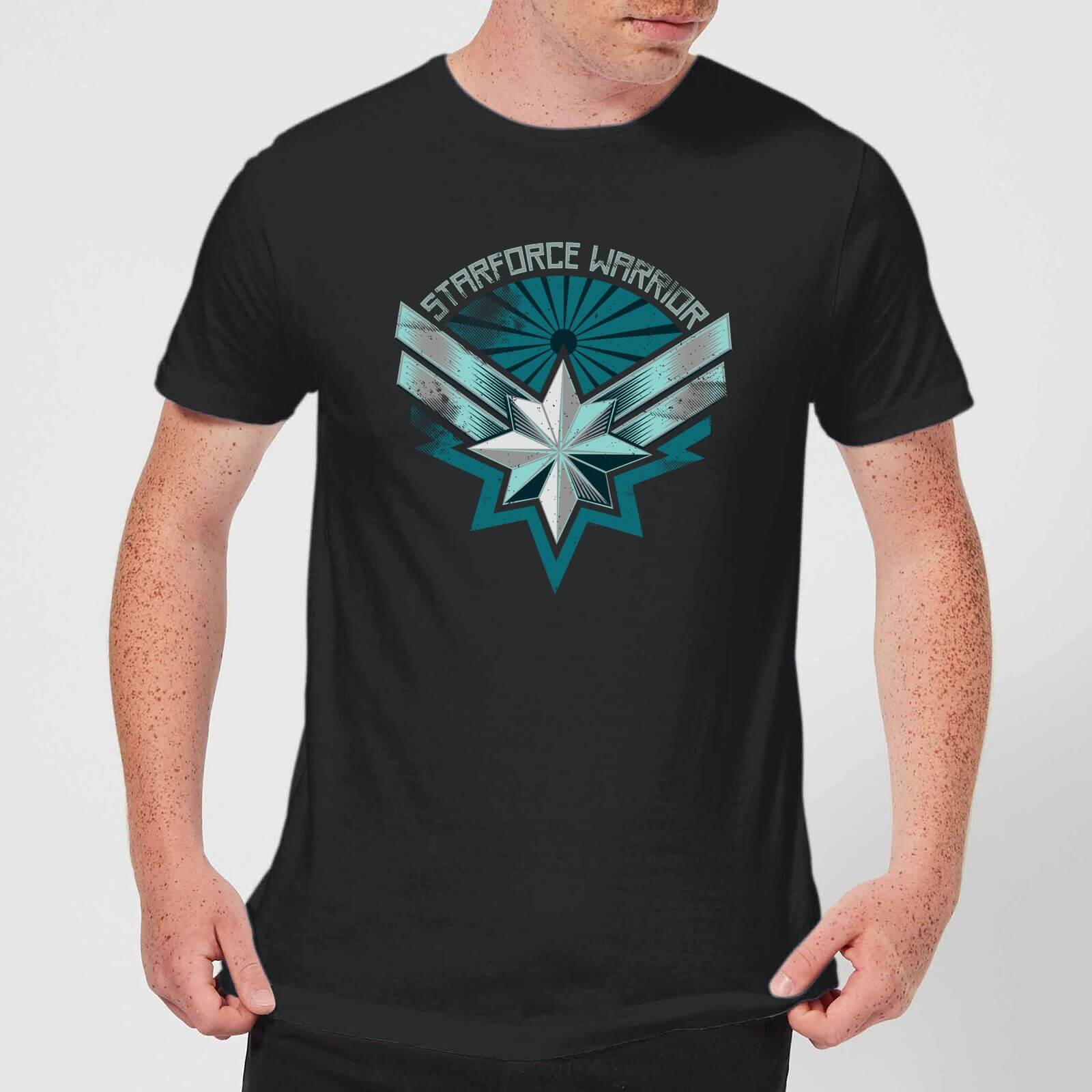 Captain Marvel Starforce Warrior Men's T-Shirt - Black - XS - Schwarz