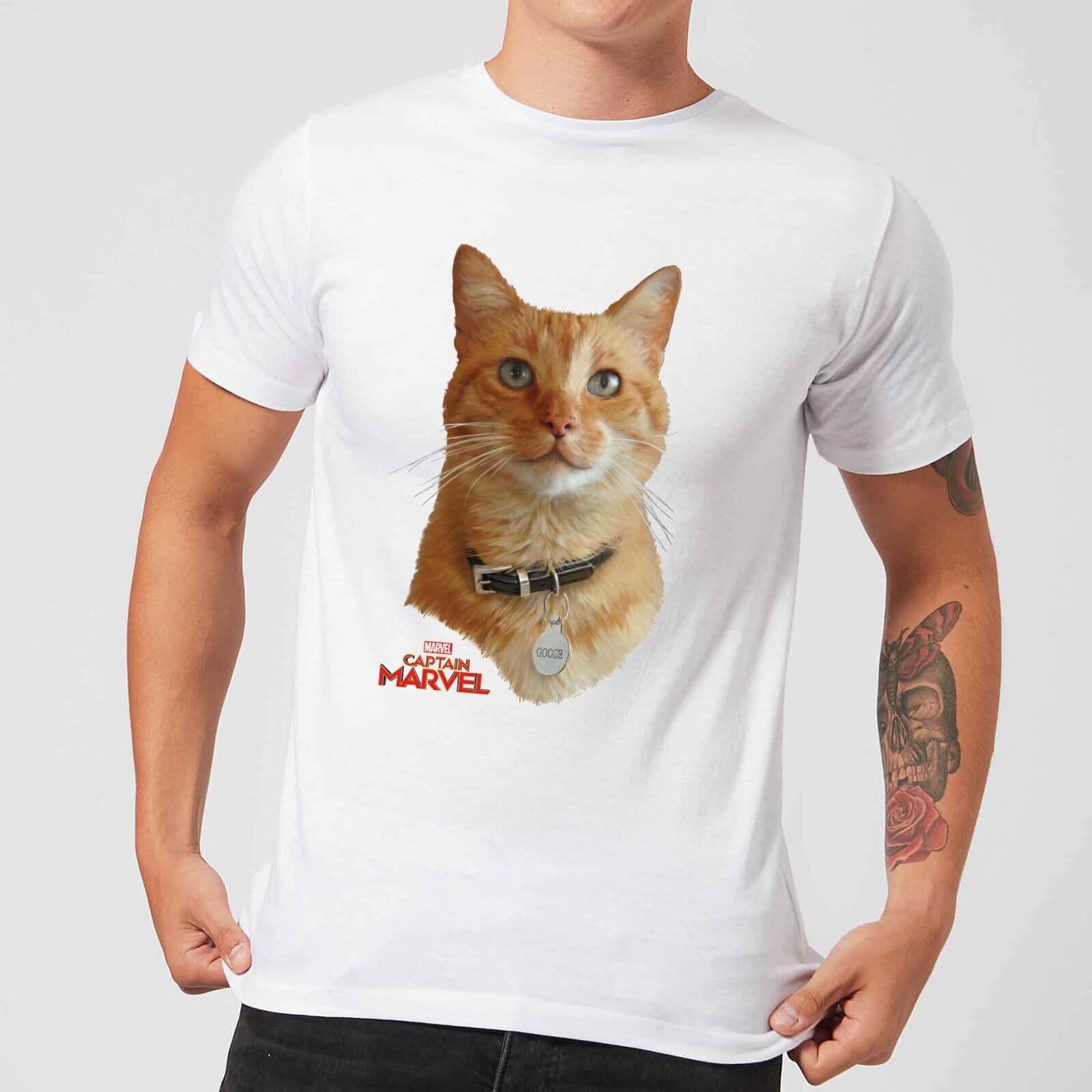 

T-Shirt Captain Marvel Goose - Bianco - Uomo - M